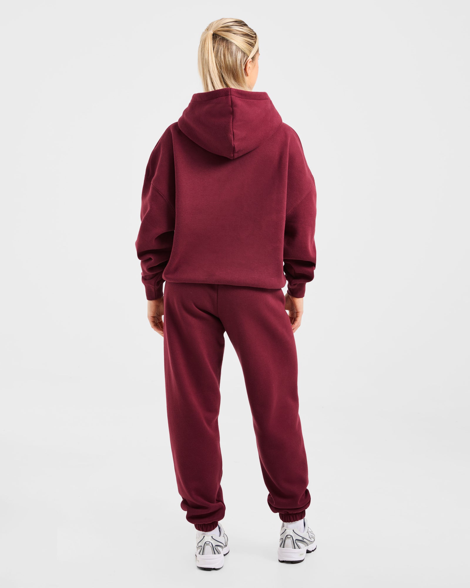 Varsity 2.0 Oversized Hoodie - Red Wine