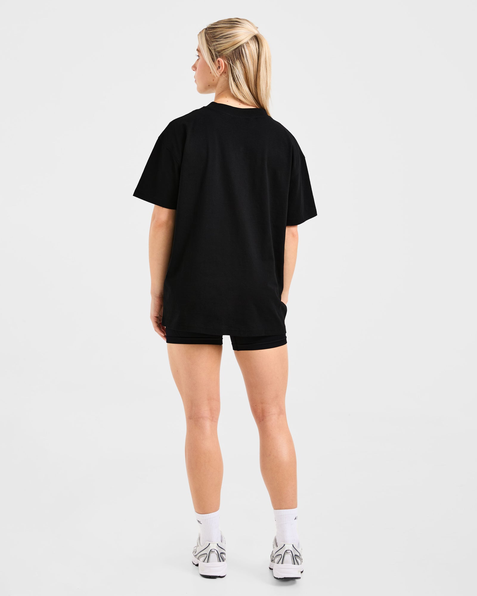 Varsity 2.0 Oversized T Shirt - Black