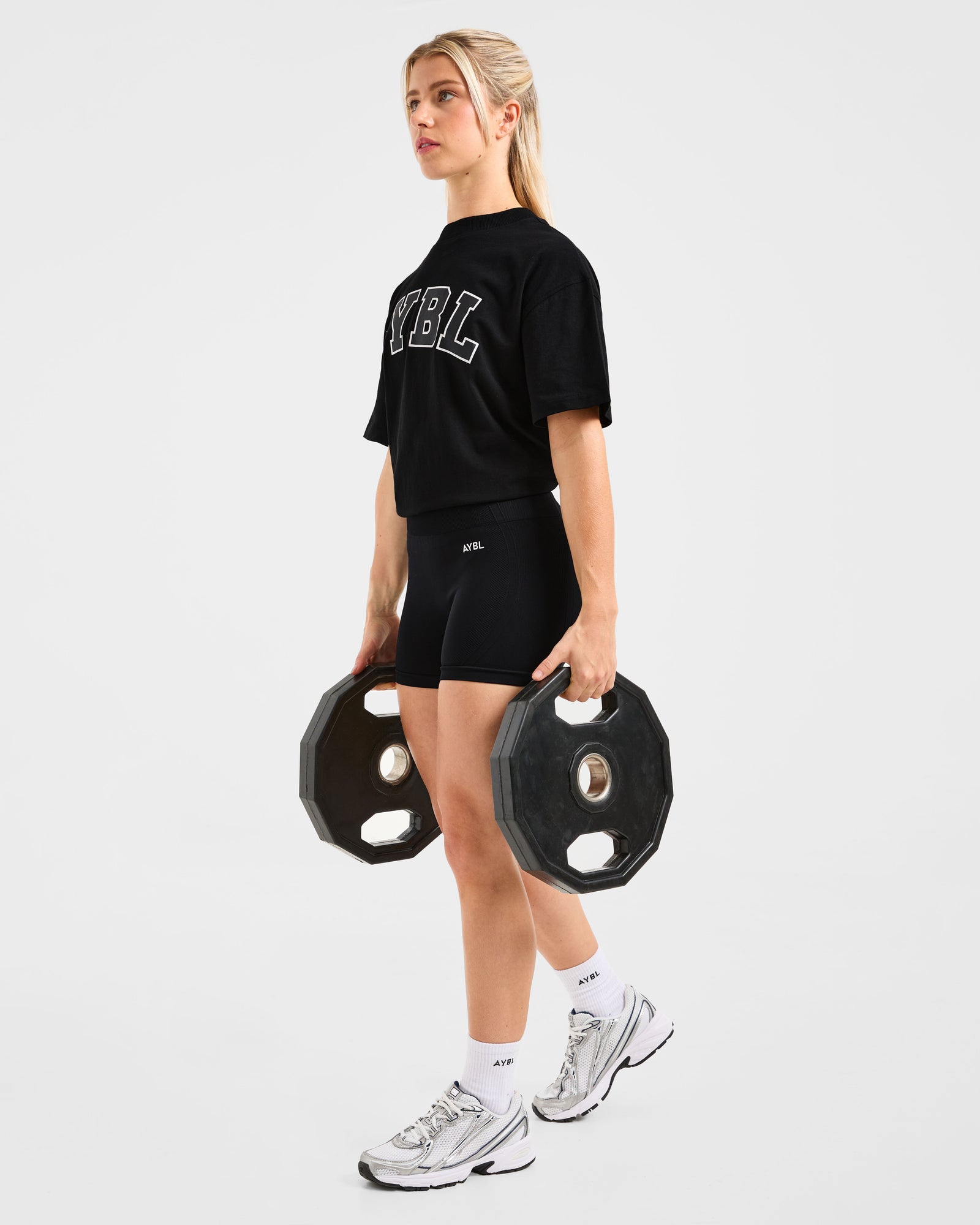 Varsity 2.0 Oversized T Shirt - Black