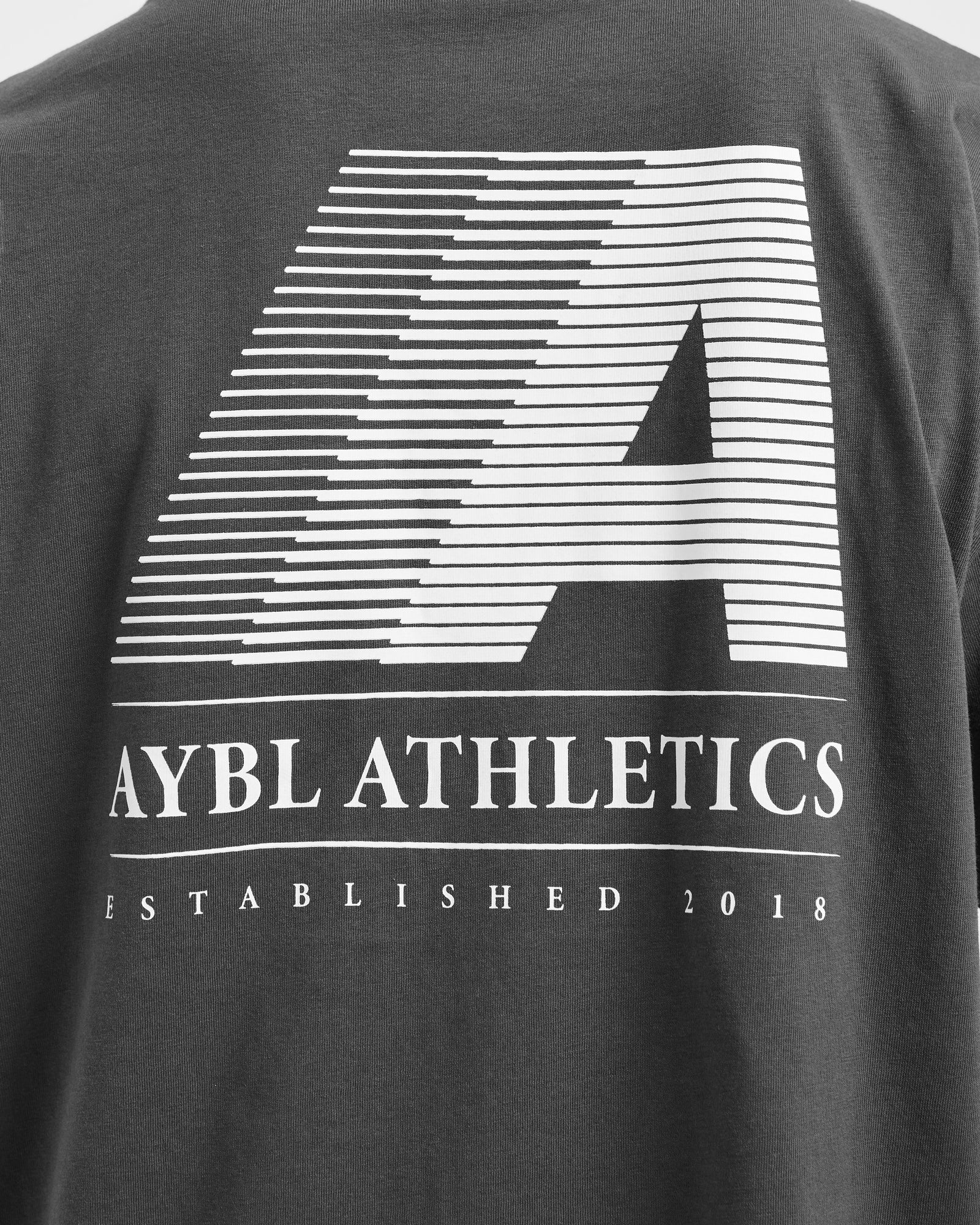 Retro Athletics Oversized T Shirt - Charcoal