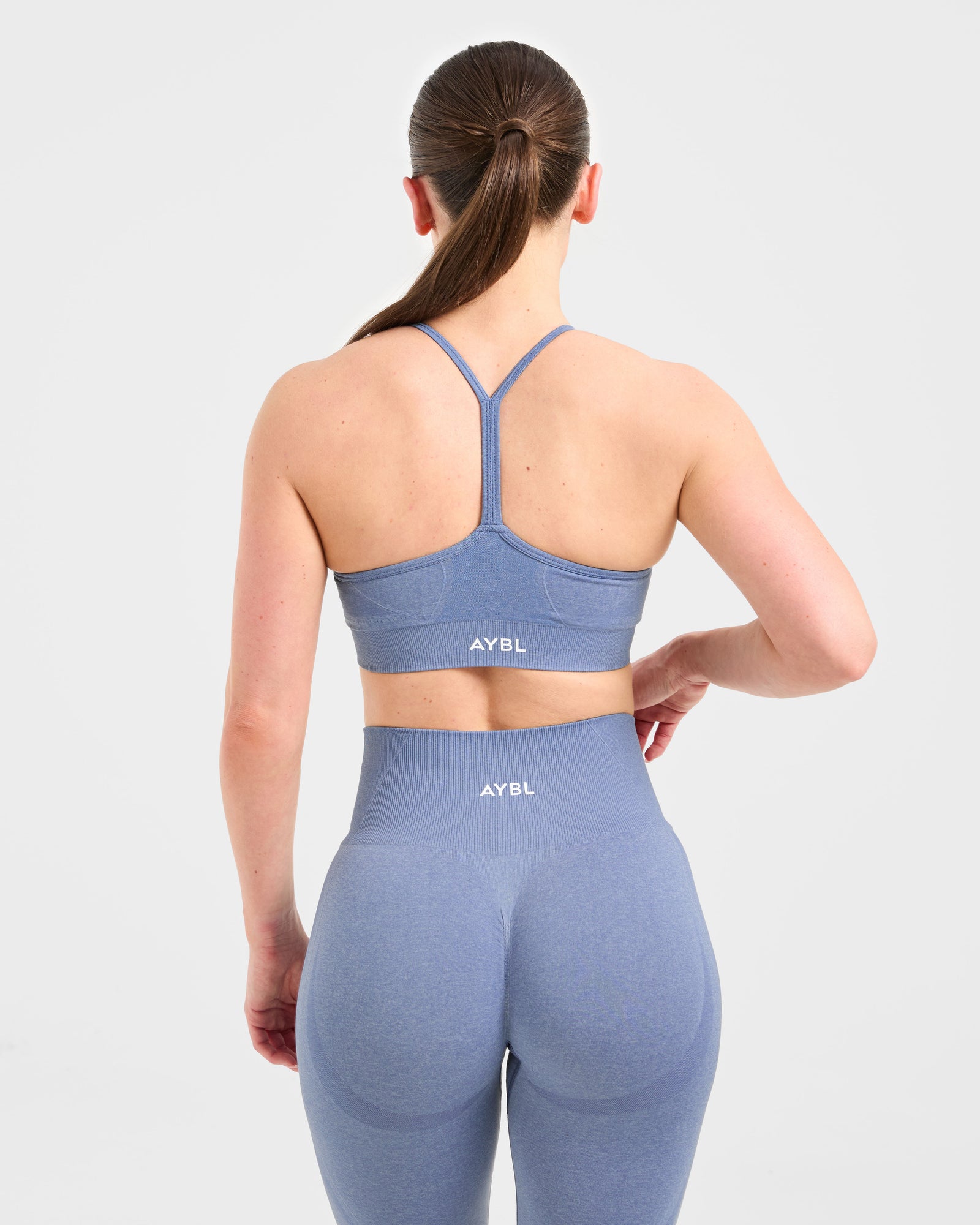 Empower Seamless Sports Bra - Blue Marl