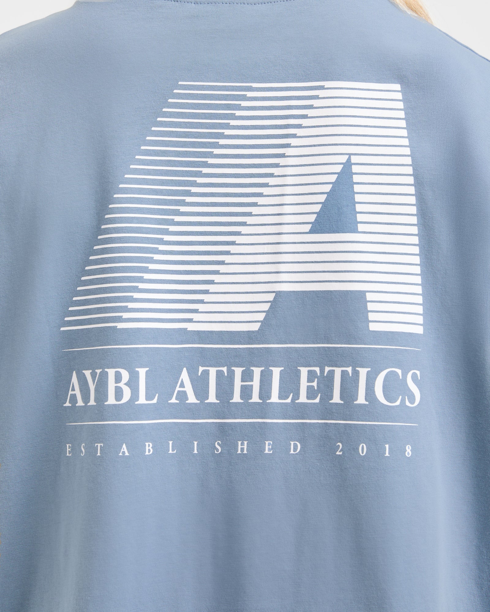 JD Retro Athletics Oversized T Shirt - Vintage Blue