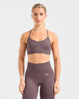 Balance V3 Seamless Strappy Sports Bra - Coffee Bean