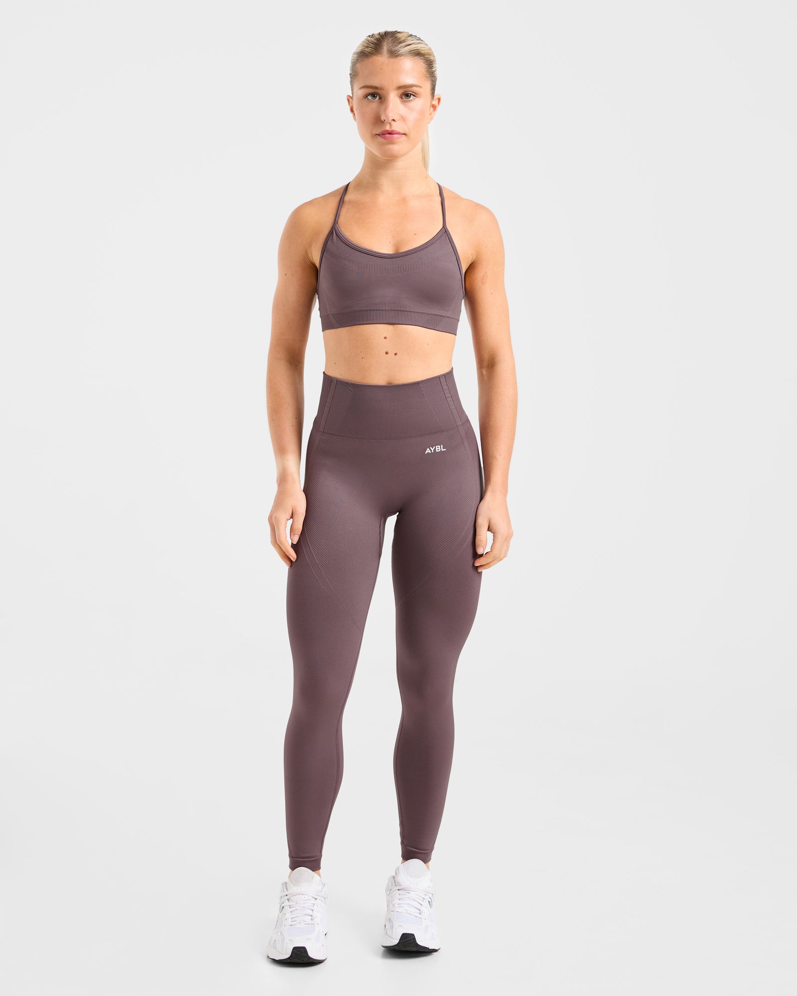 Balance V3 Seamless Strappy Sports Bra - Coffee Bean