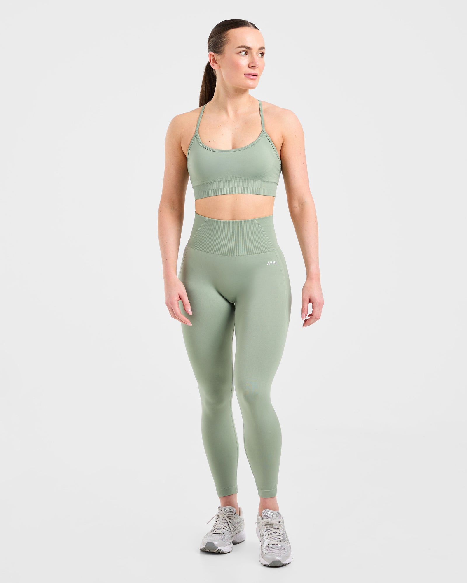 Empower Seamless Leggings - Grove Green