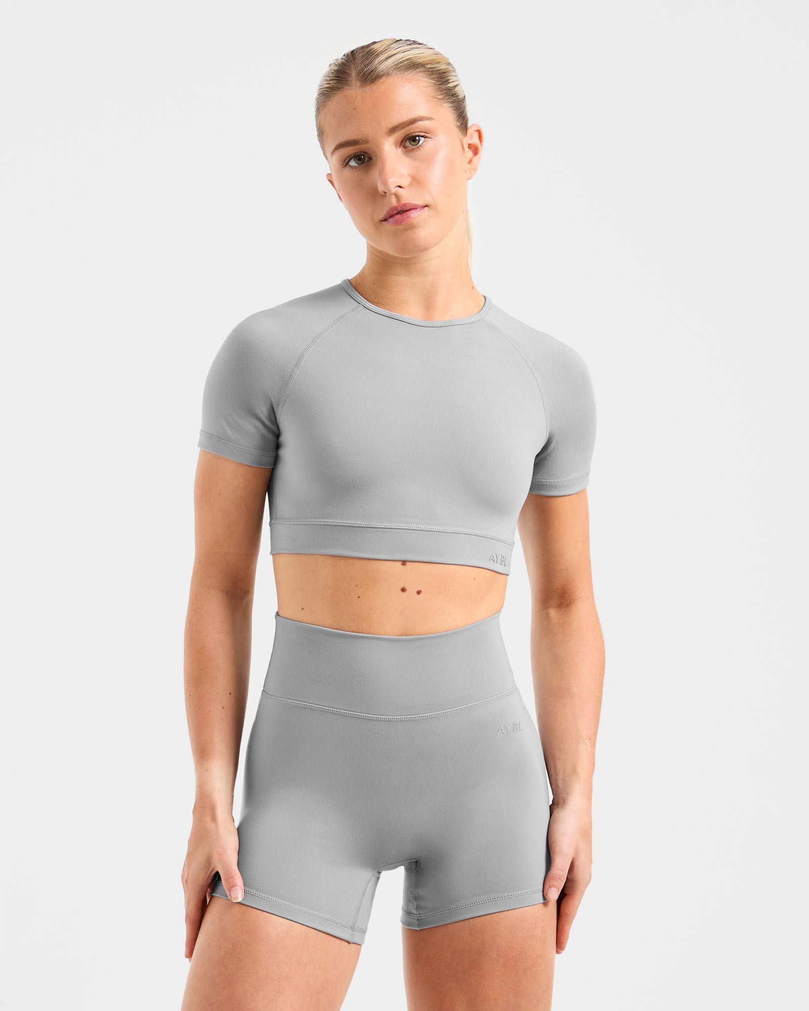 Staple Crop Top - Grey