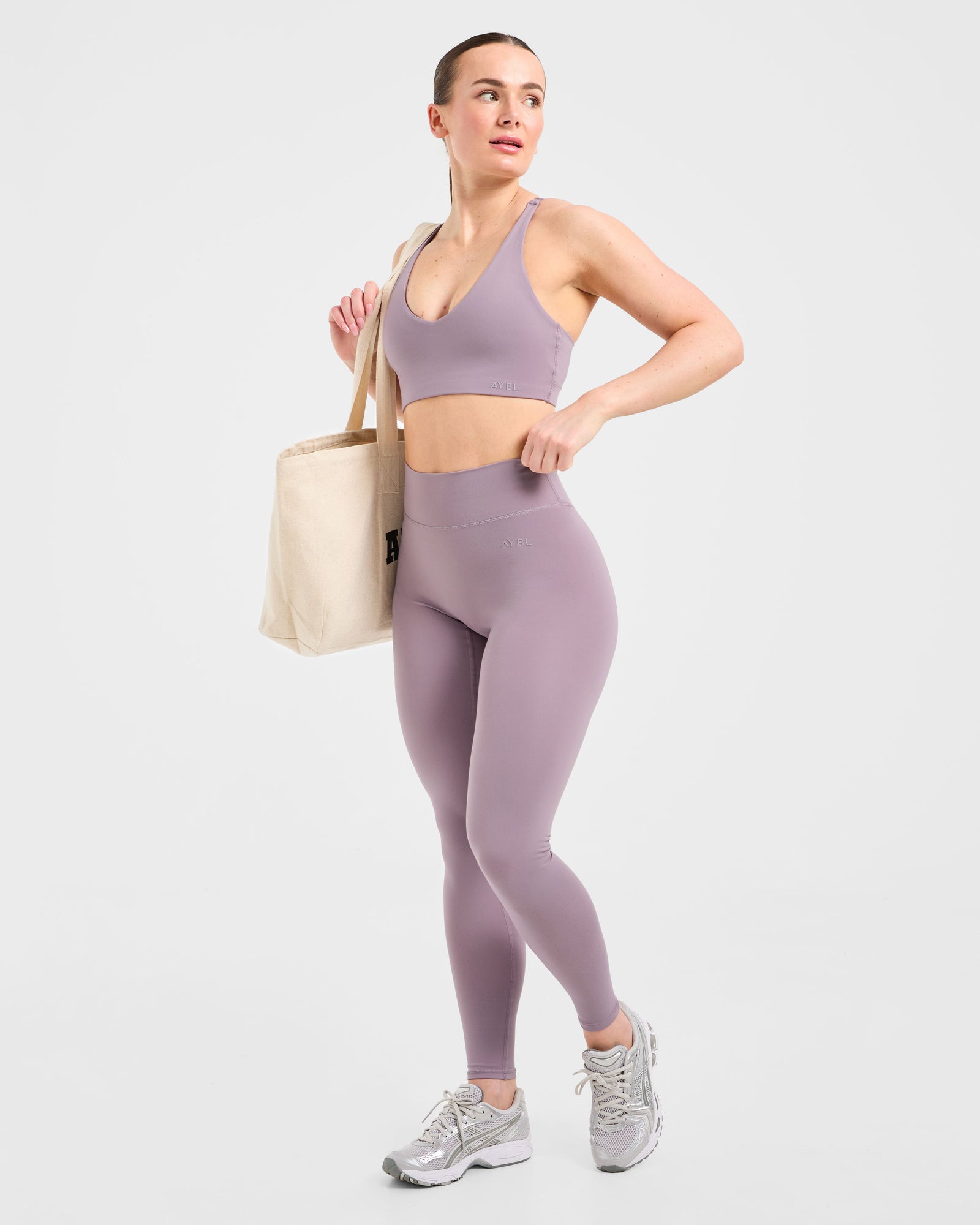 Staple Sports Bra - Mauve Purple
