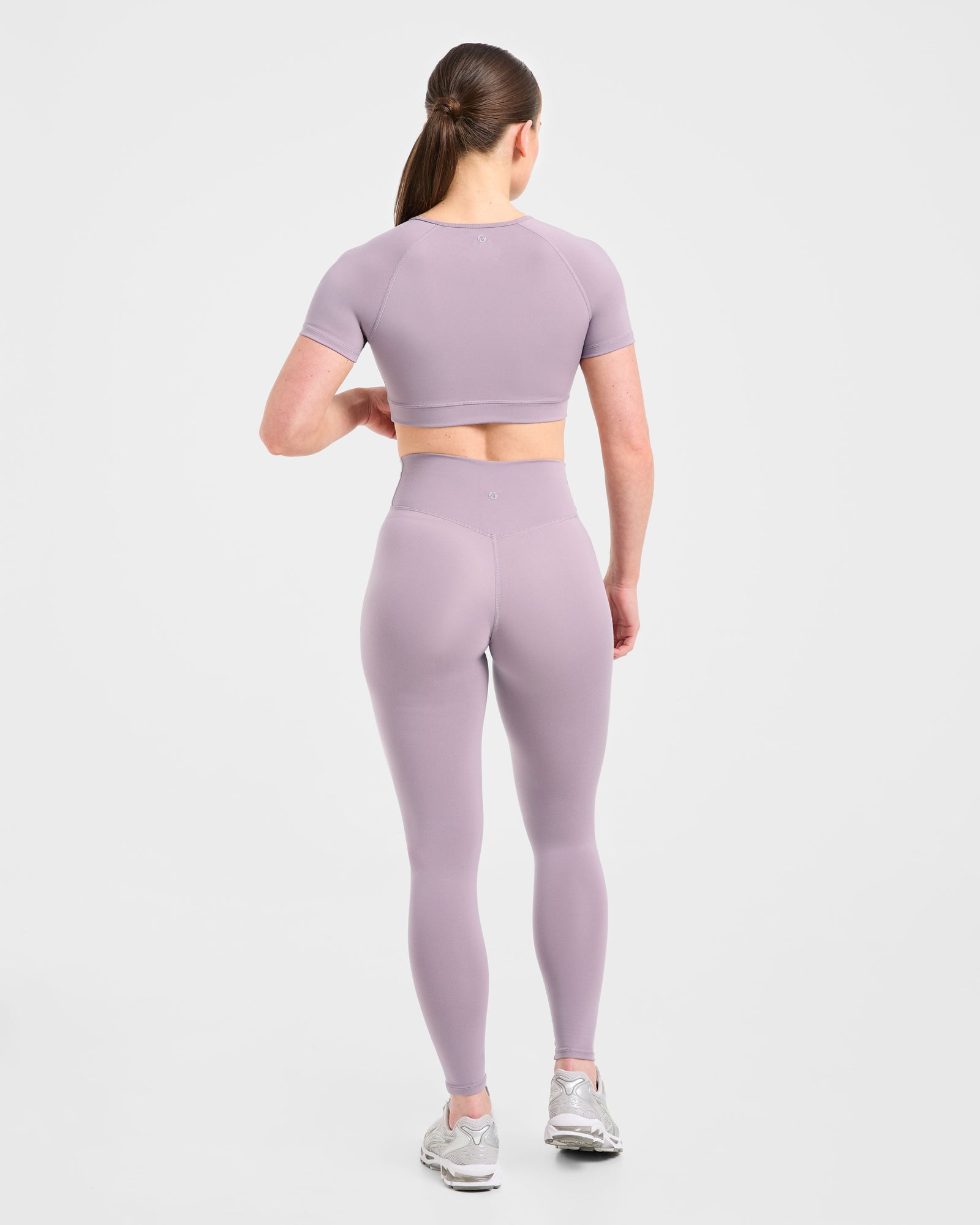 Staple Crop Top - Mauve Purple