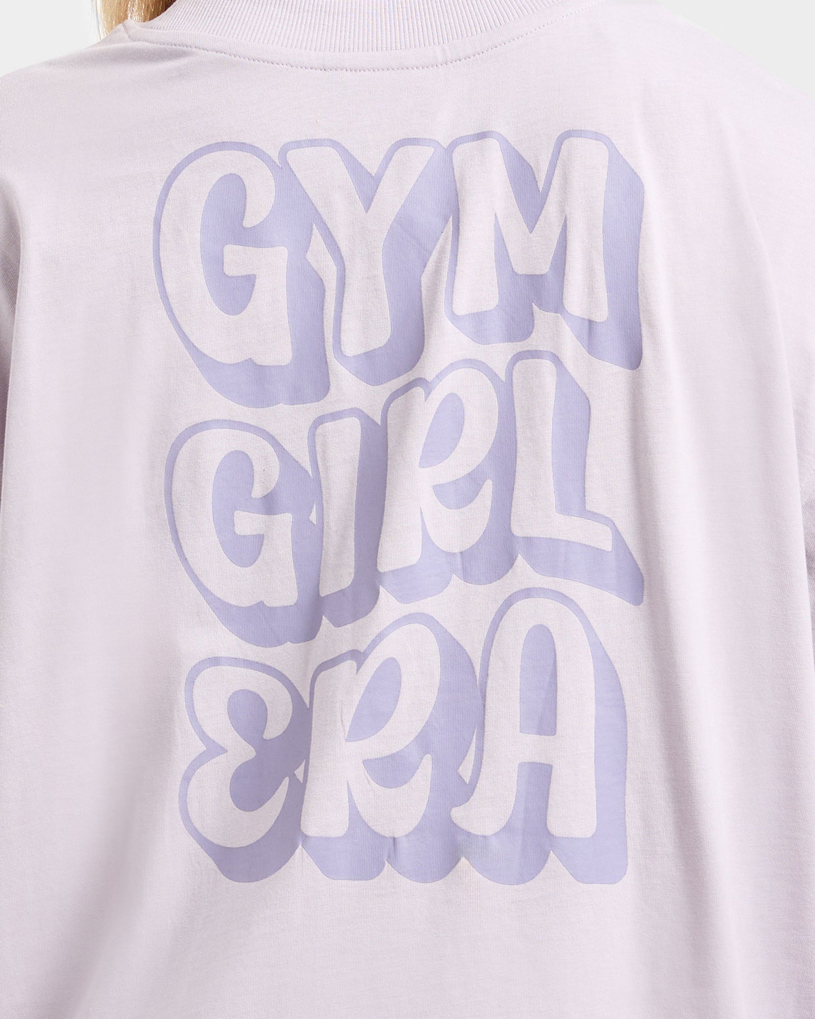 Gym Girl Era Oversized T Shirt - Purple