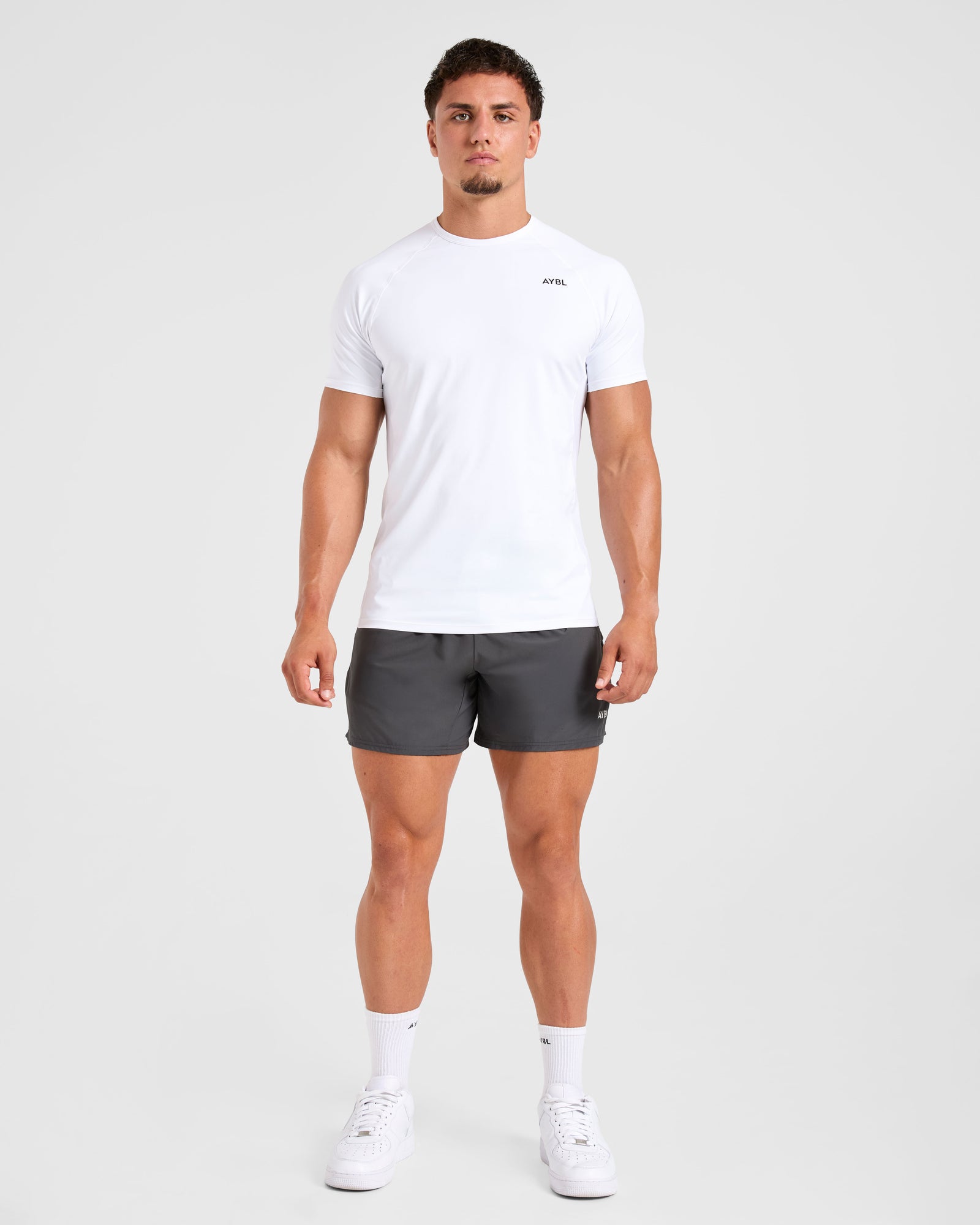 Compression Relaxed T Shirt - White