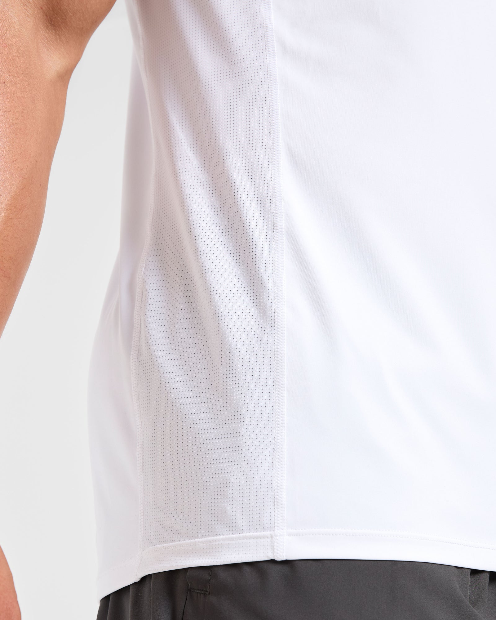 Compression Relaxed T Shirt - White