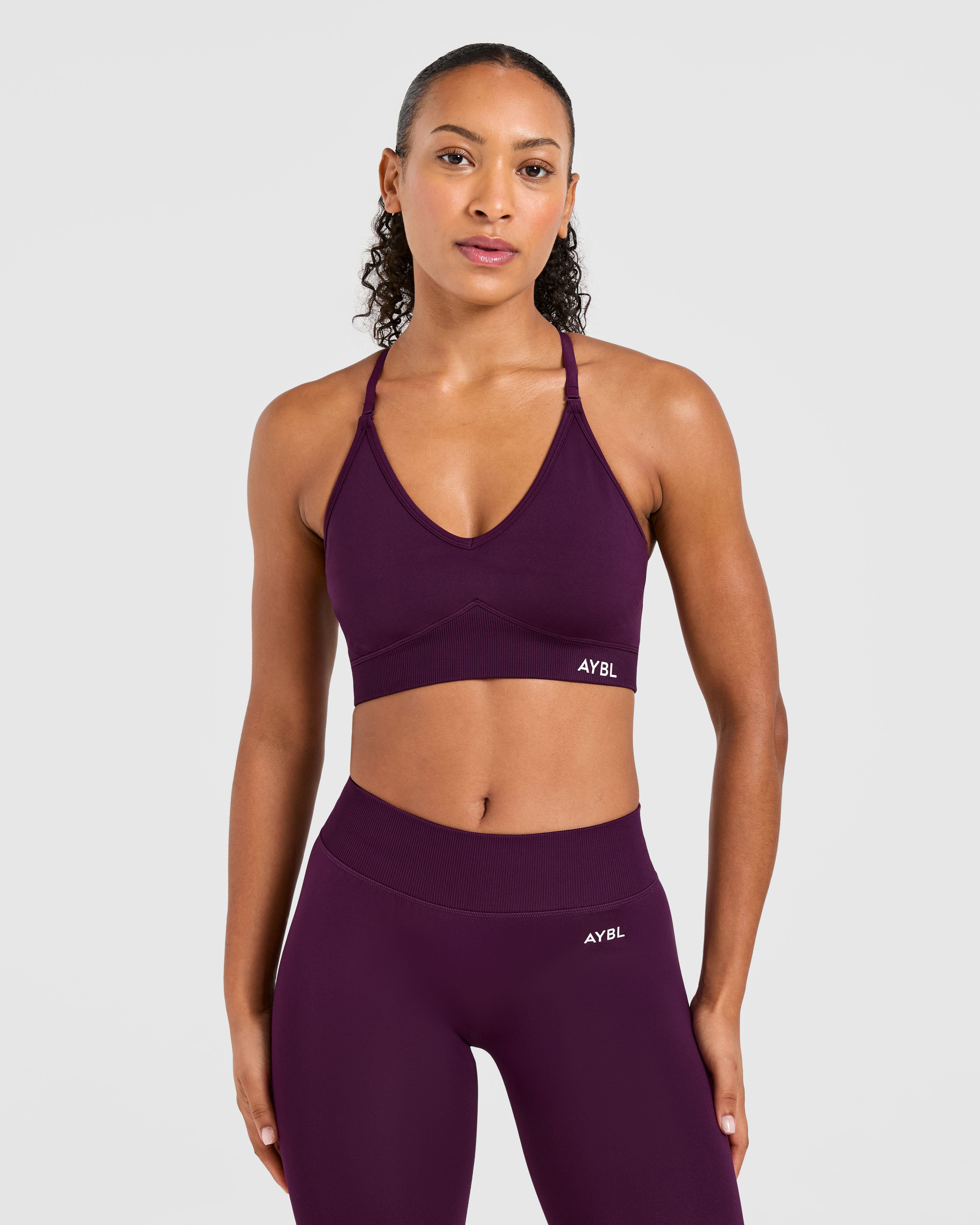 JD Adapt Seamless Sports Bra - Midnight Plum