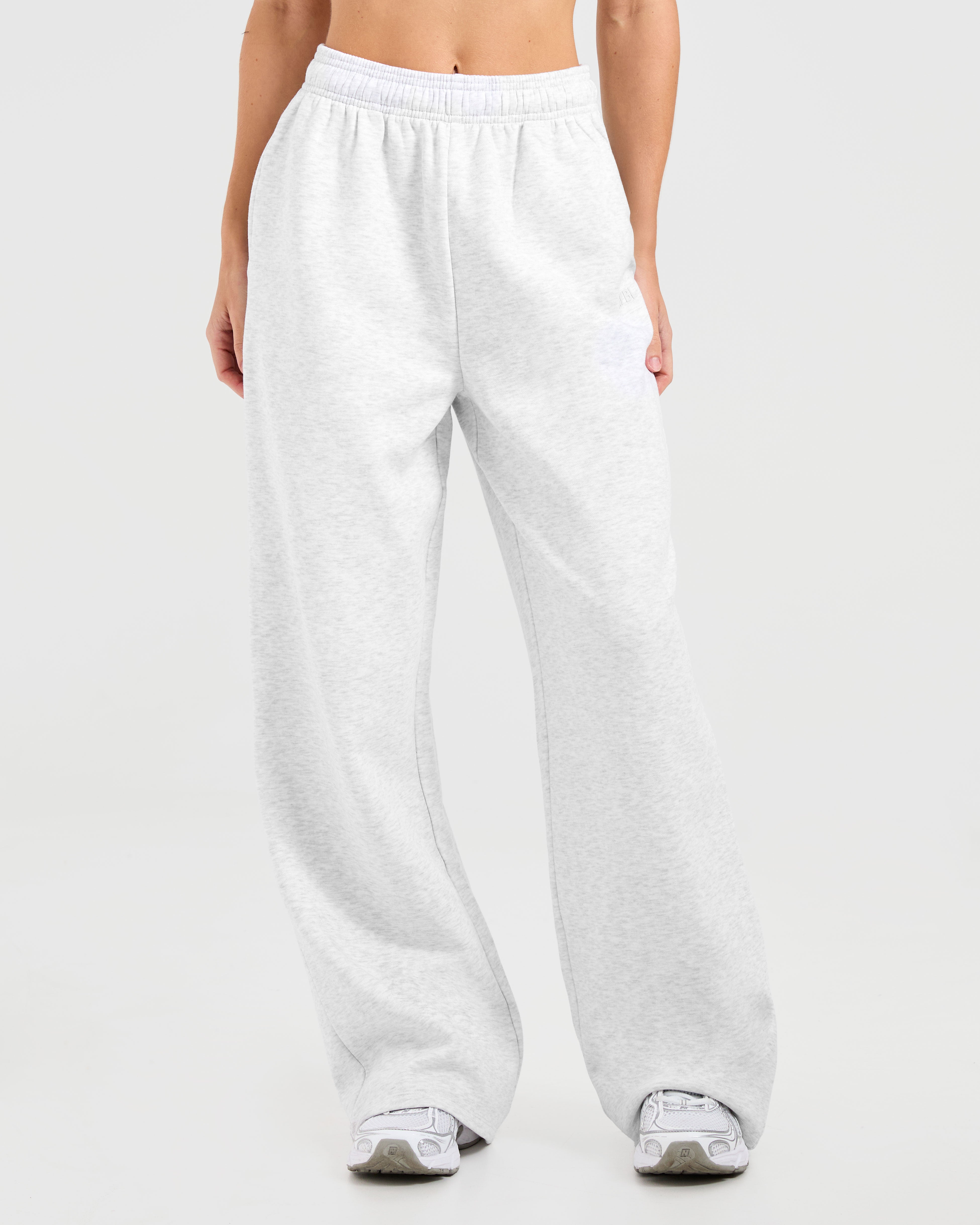 Lifestyle Oversized Straight Leg Joggers - Heather Grey