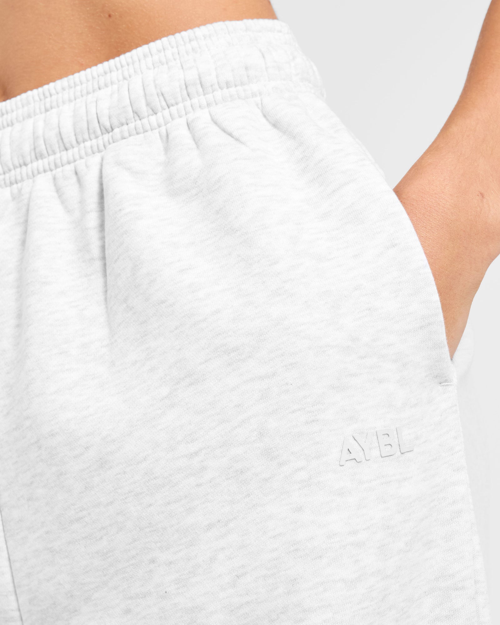 Lifestyle Oversized Straight Leg Joggers - Heather Grey