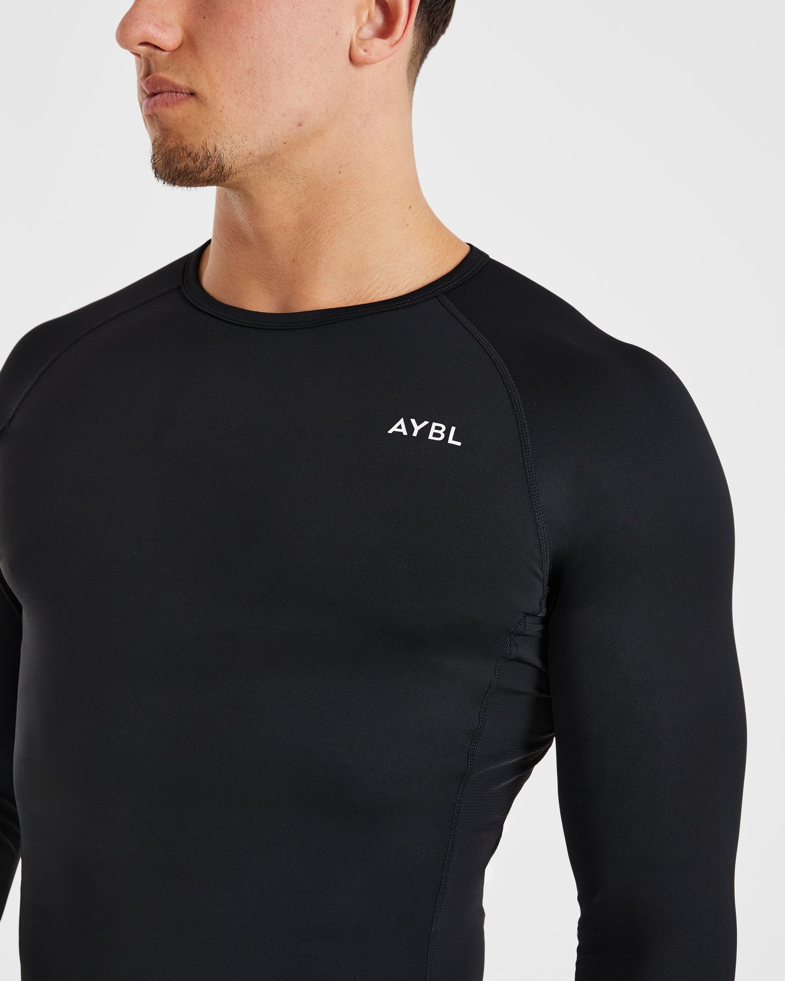 Compression Long Sleeve T Shirt - Black