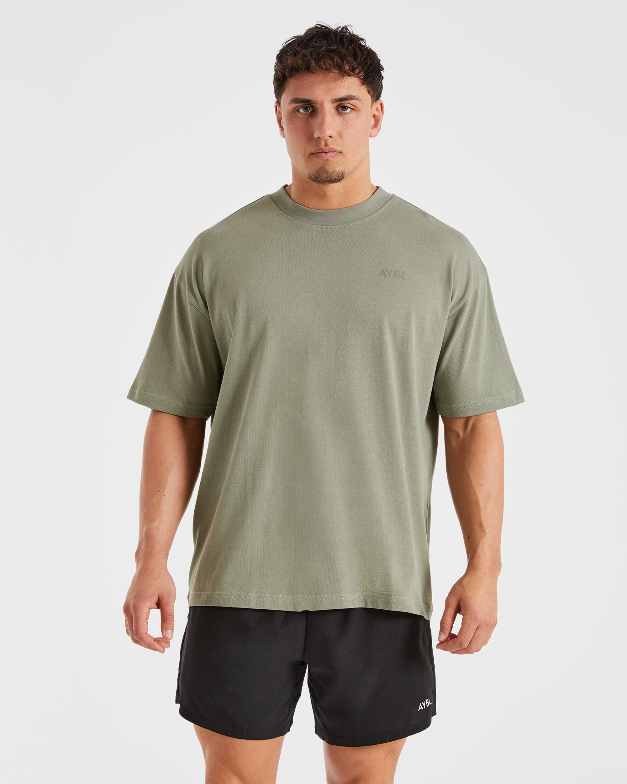 Essential Oversized T Shirt - Desert Olive