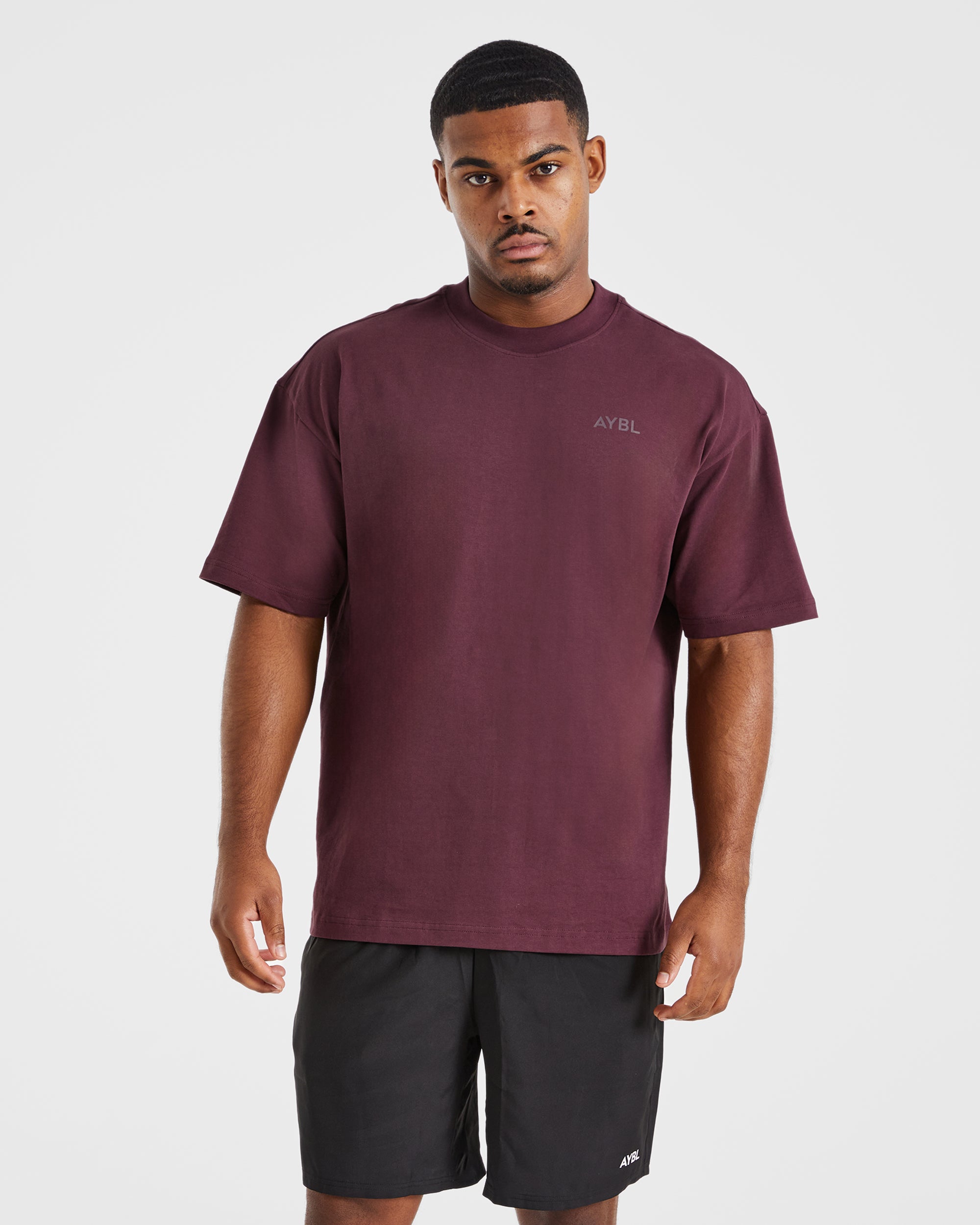 Essential Oversized T Shirt - Dusty Plum