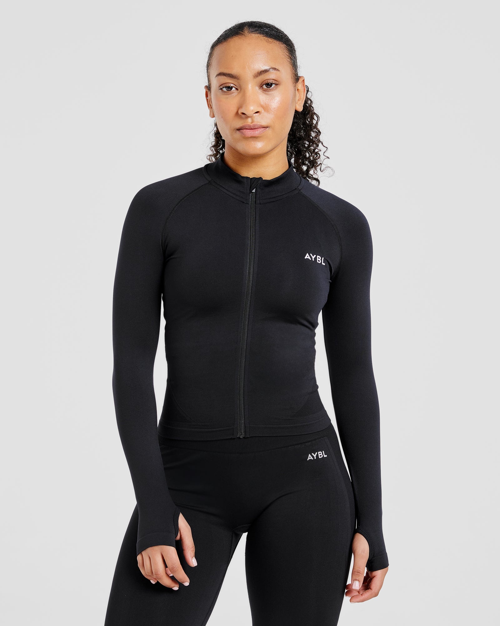 JD Empower Seamless Full Zip Jacket - Black (Copy)