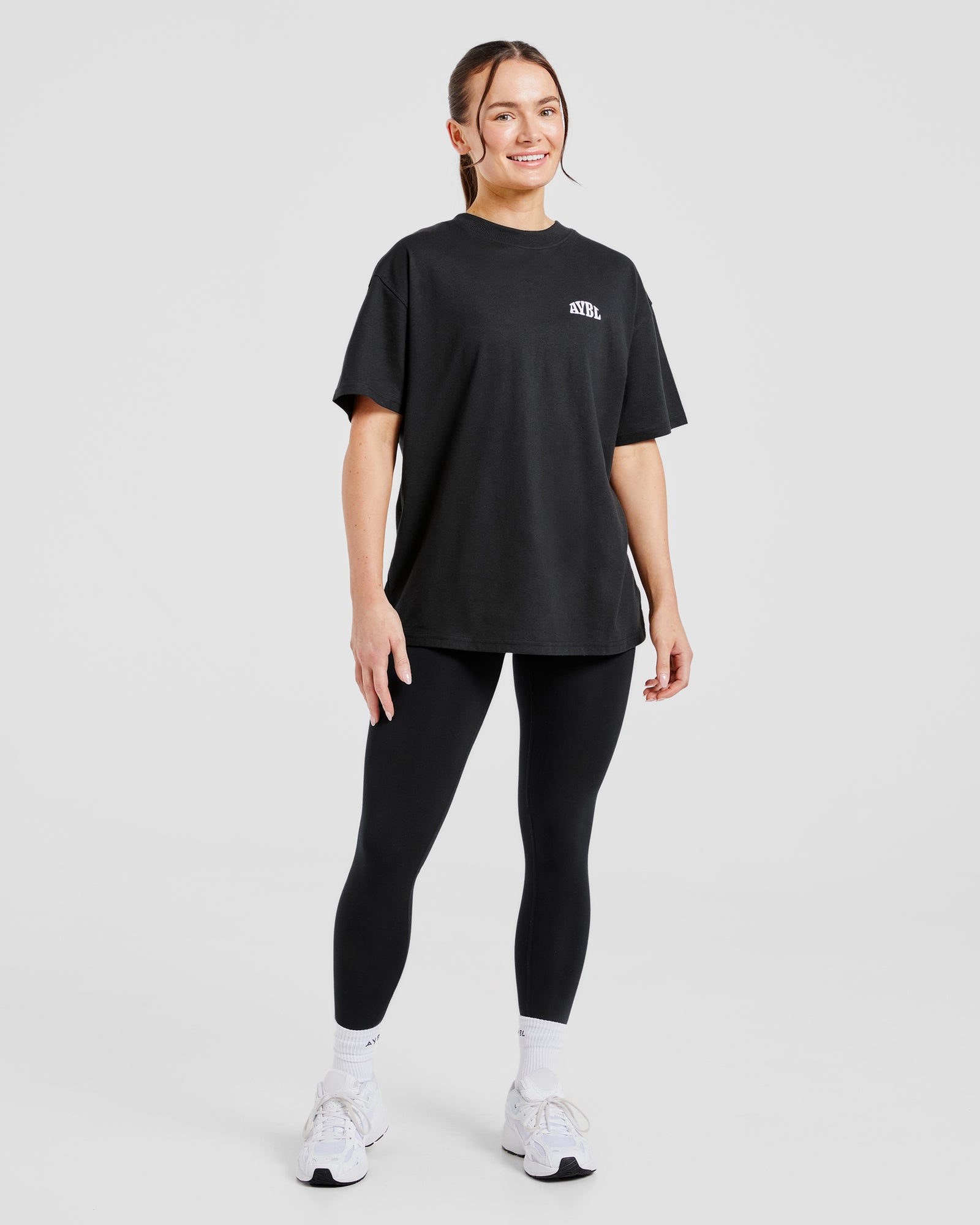 Mind Over Matter Oversized T Shirt - Black
