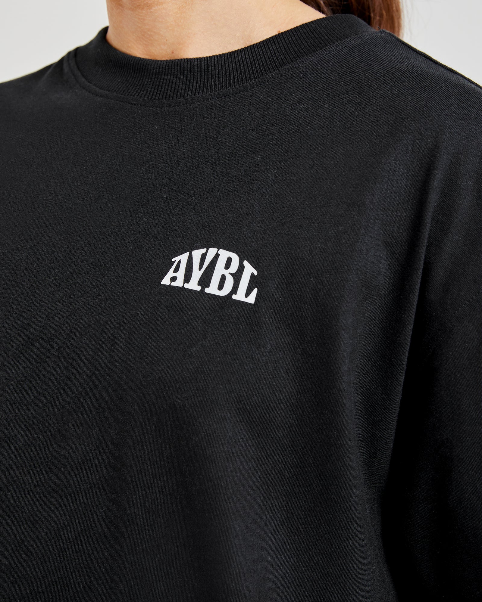 Mind Over Matter Oversized T Shirt - Black