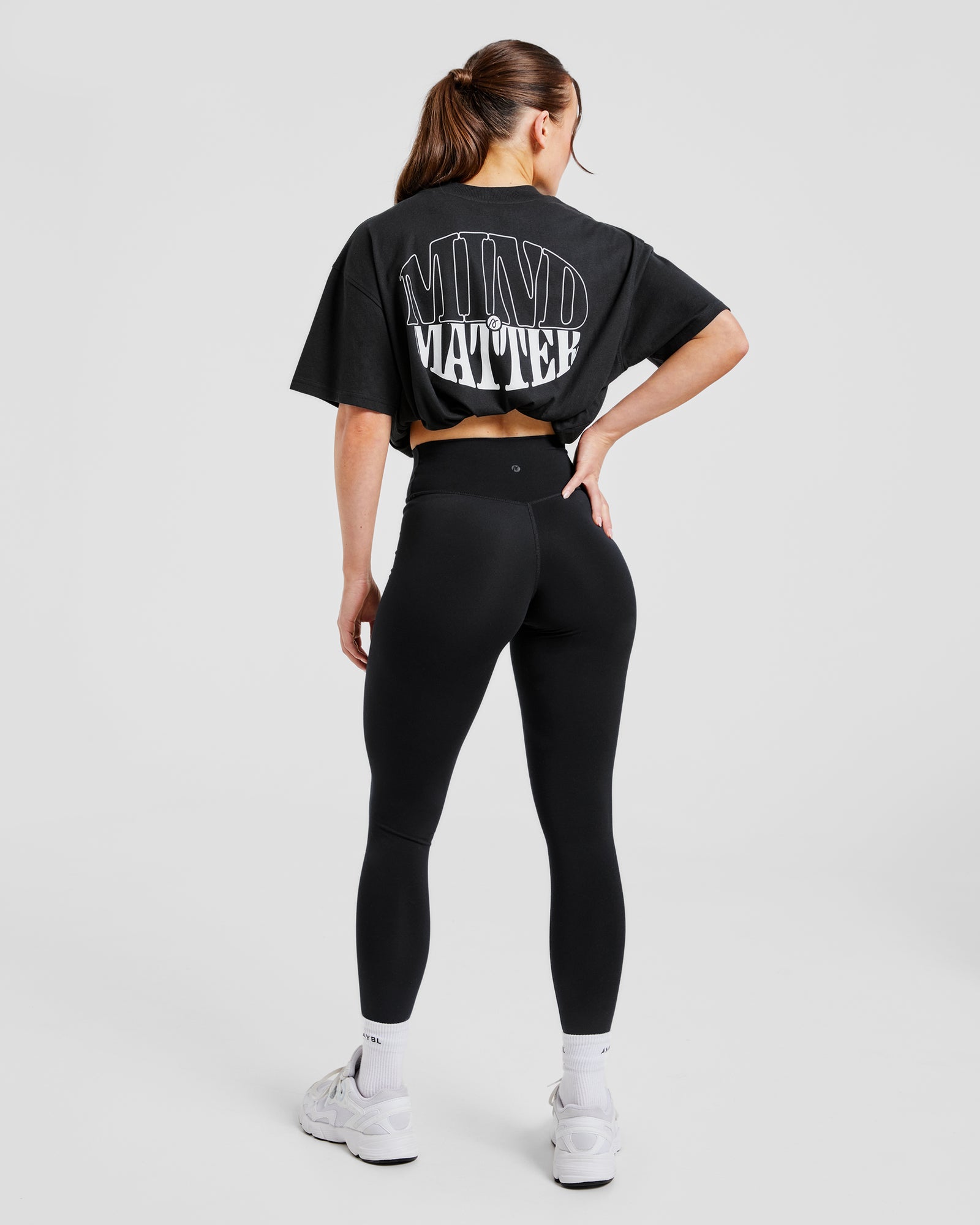 Mind Over Matter Oversized T Shirt - Black