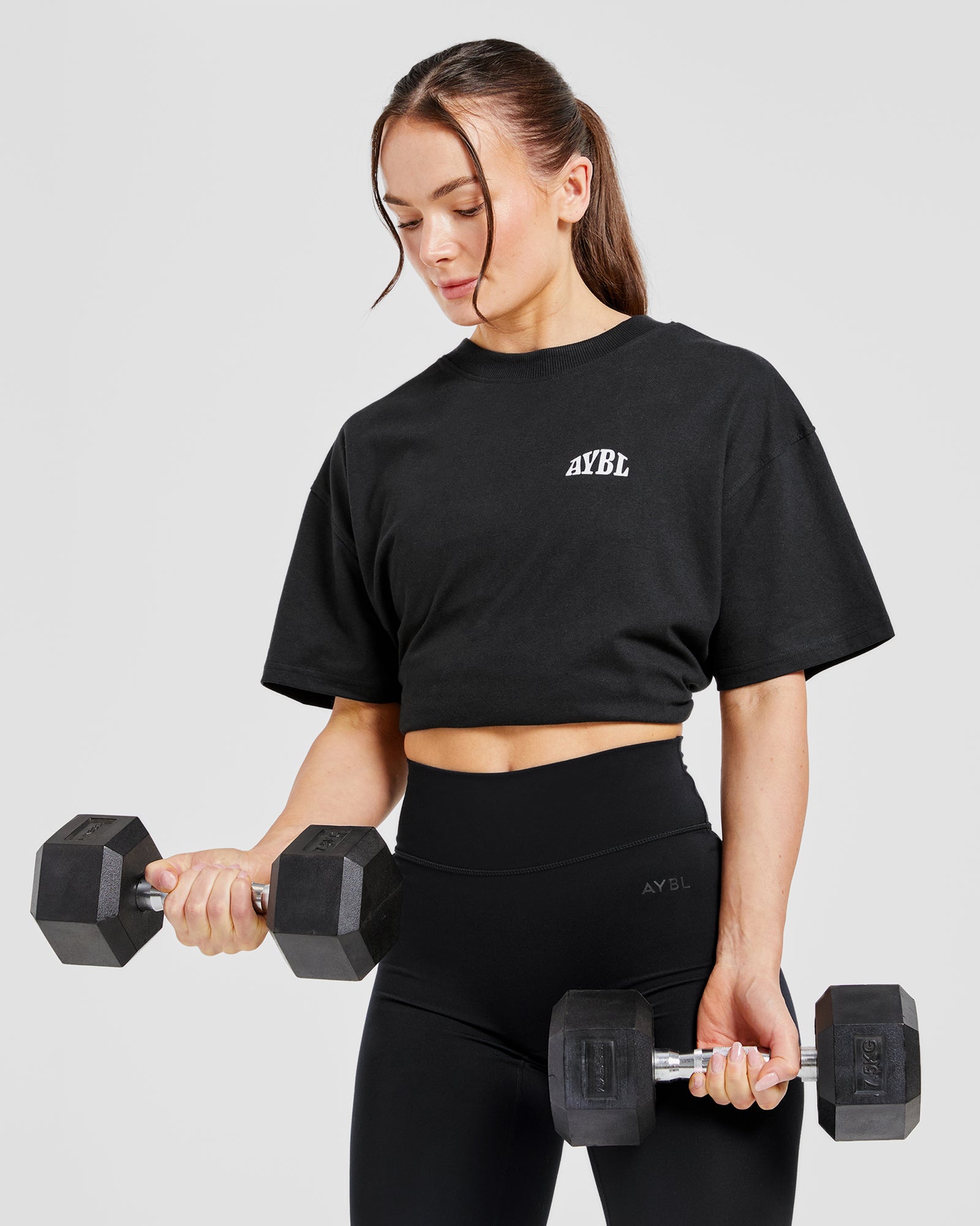 Mind Over Matter Oversized T Shirt - Black