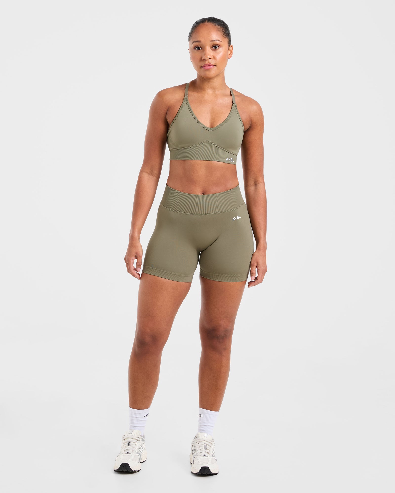 JD Adapt Seamless Sports Bra - Muted Olive