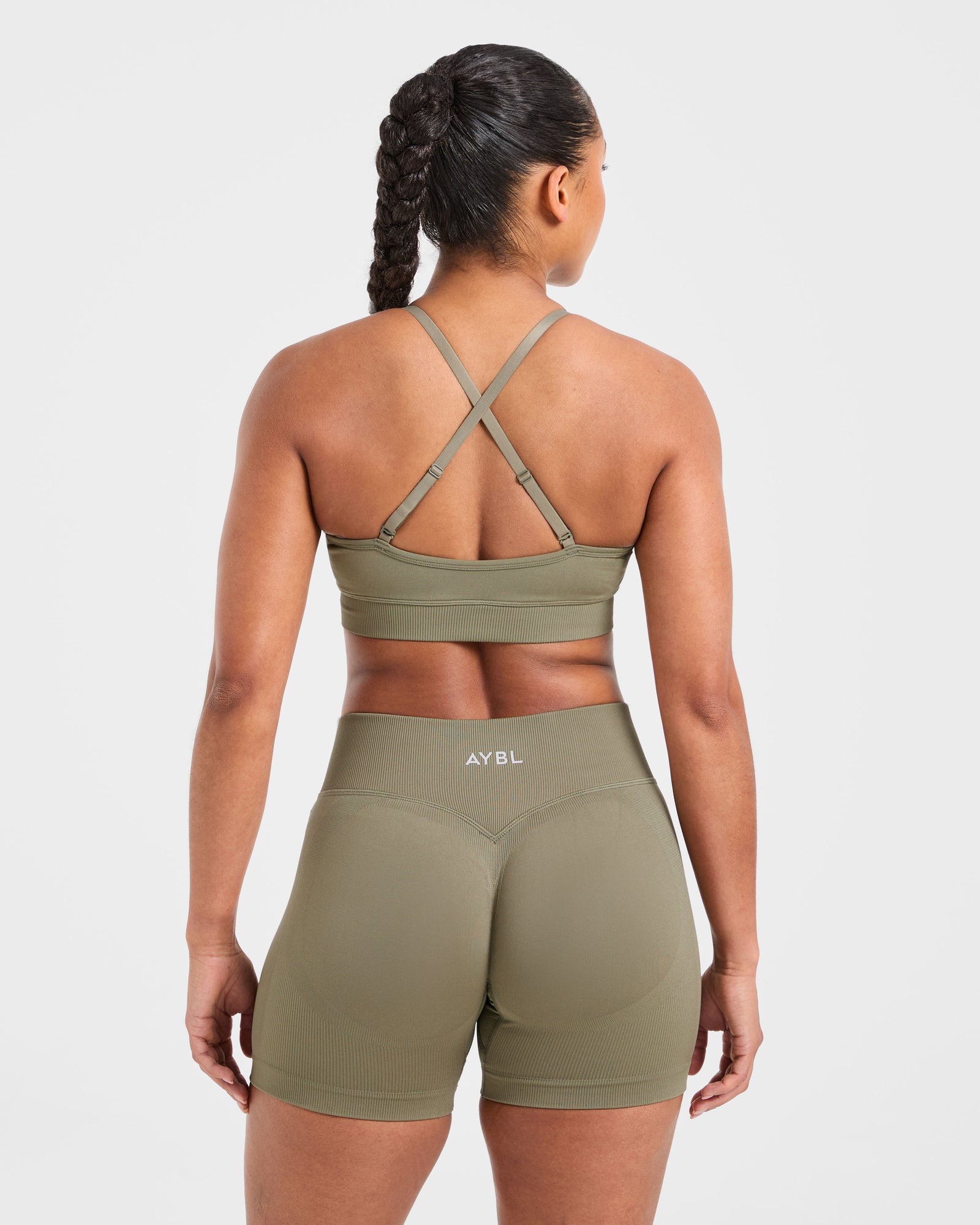 JD Adapt Seamless Sports Bra - Muted Olive