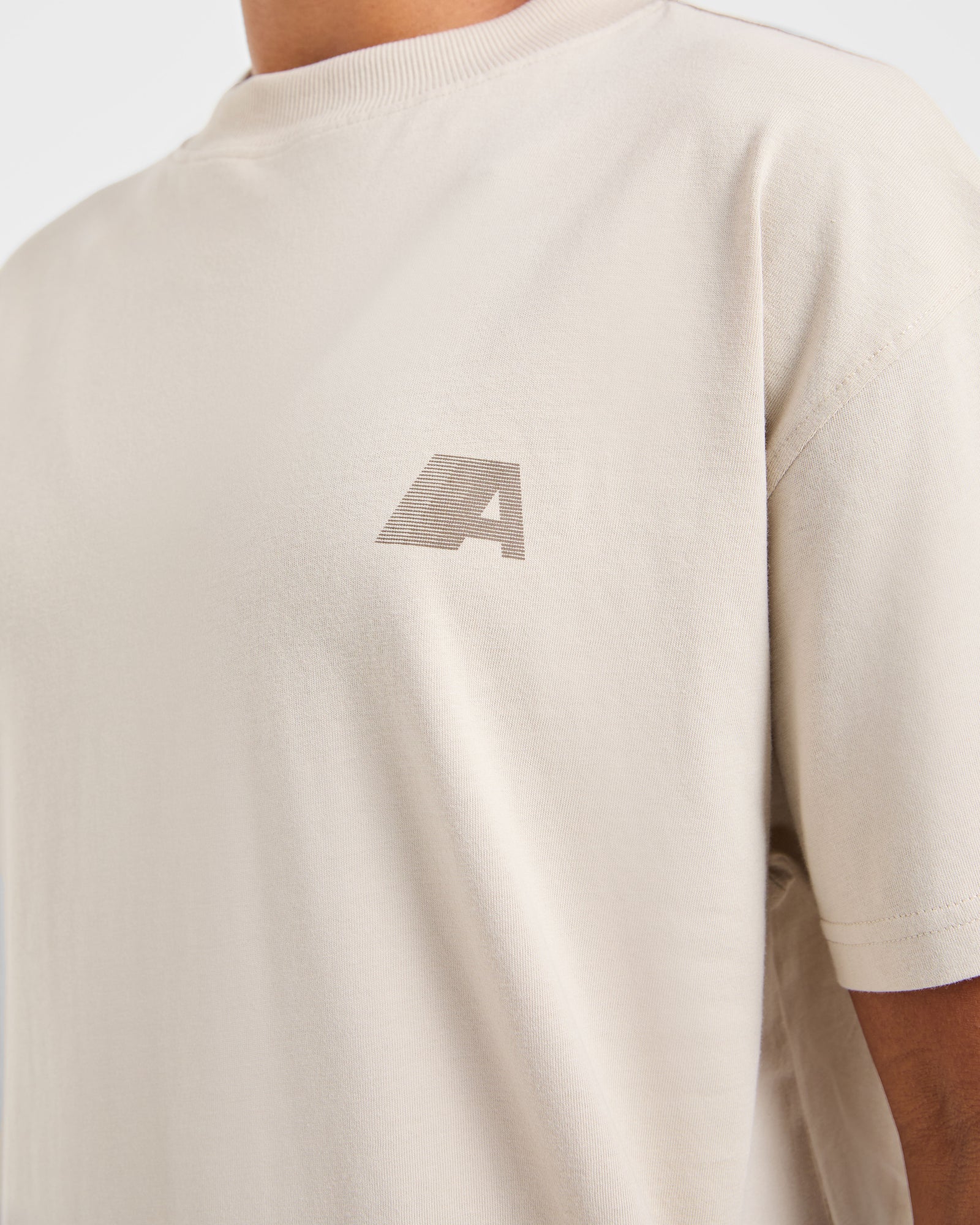 JD Retro Athletics Oversized T Shirt - Sand