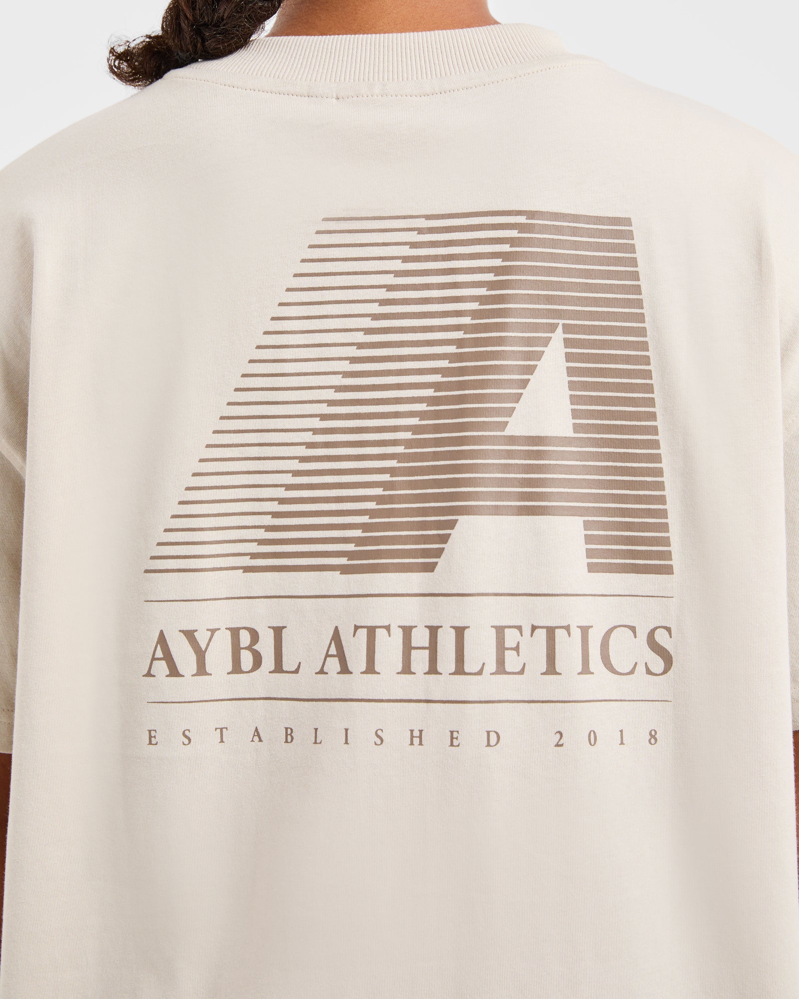 JD Retro Athletics Oversized T Shirt - Sand