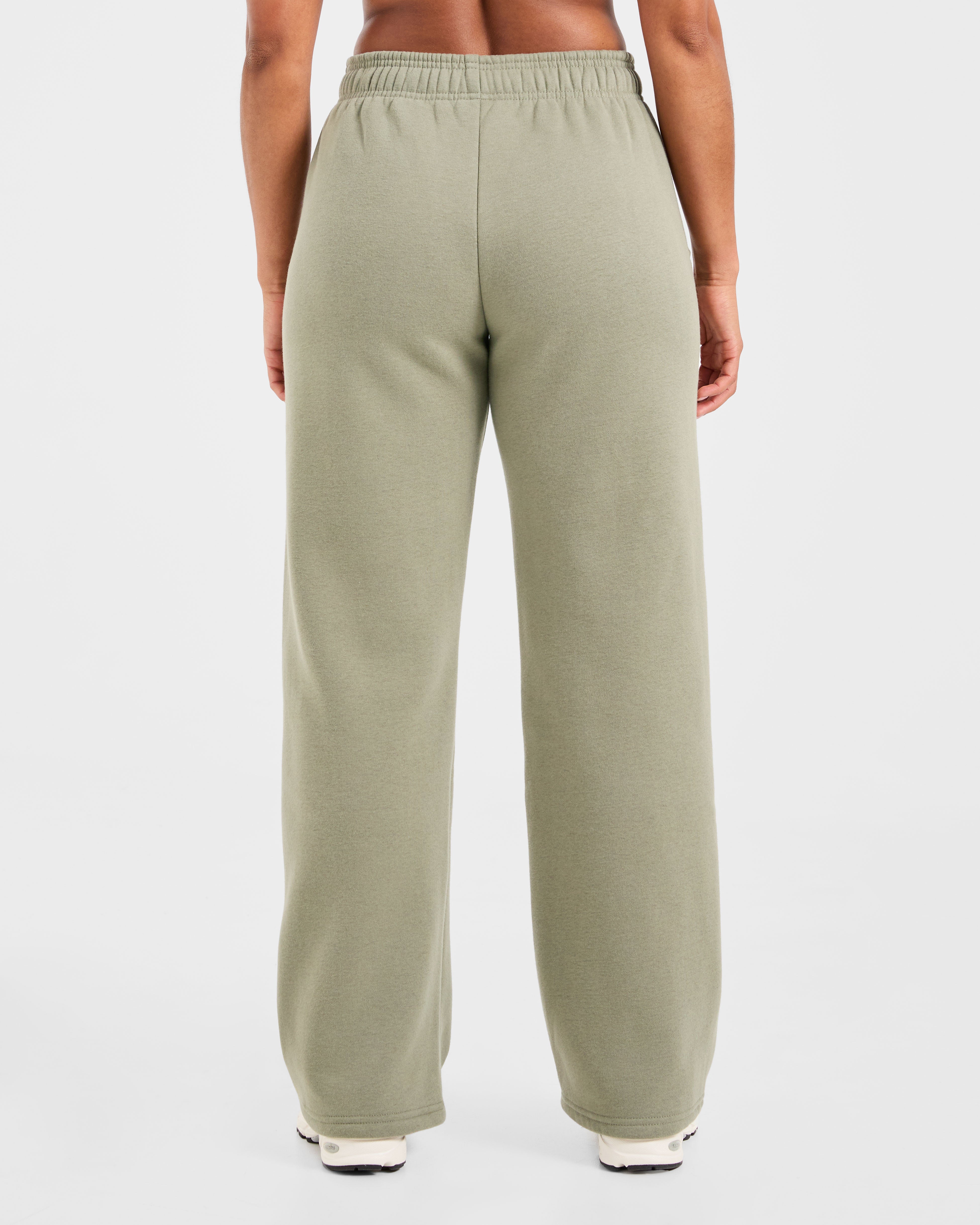 JD Varsity 2.0 Oversized Straight Leg Joggers - Muted Olive