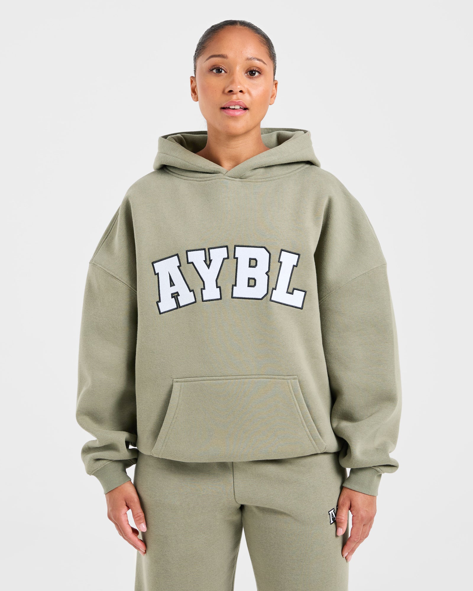 JD Varsity 2.0 Oversized Hoodie - Muted Olive