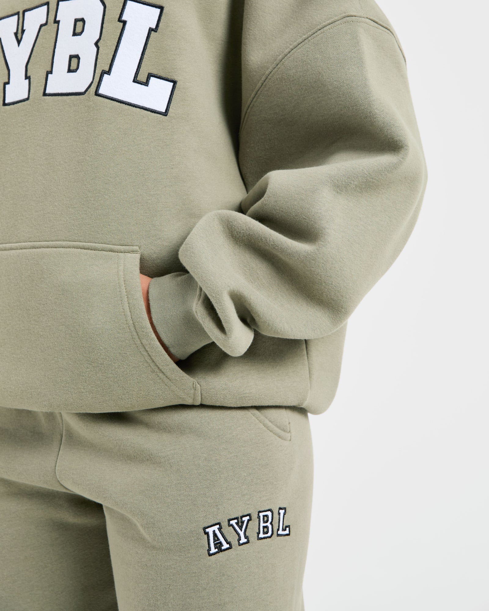 JD Varsity 2.0 Oversized Hoodie - Muted Olive