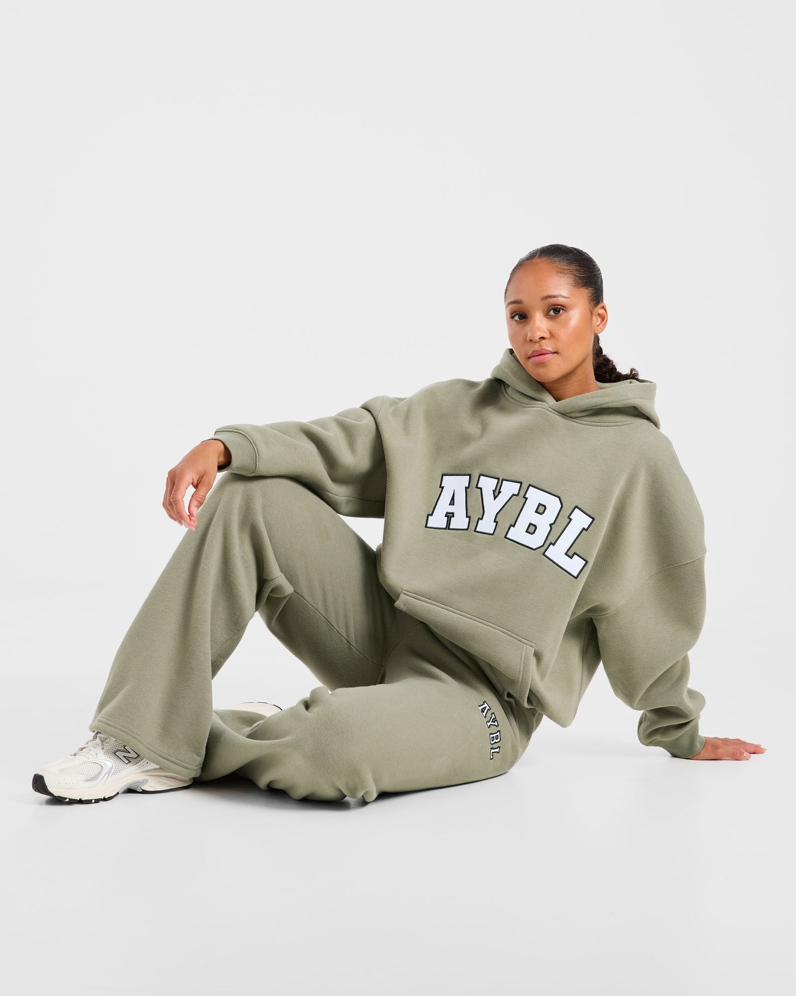 JD Varsity 2.0 Oversized Hoodie - Muted Olive