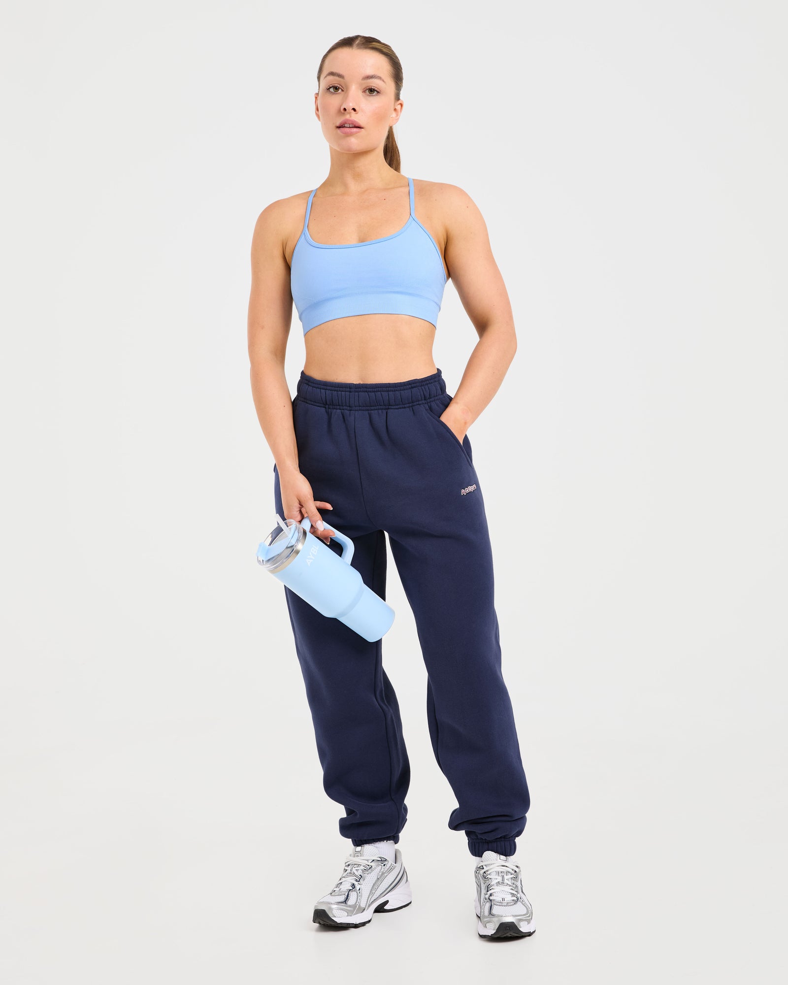 AYBL Sports Outline Oversized Joggers - Navy