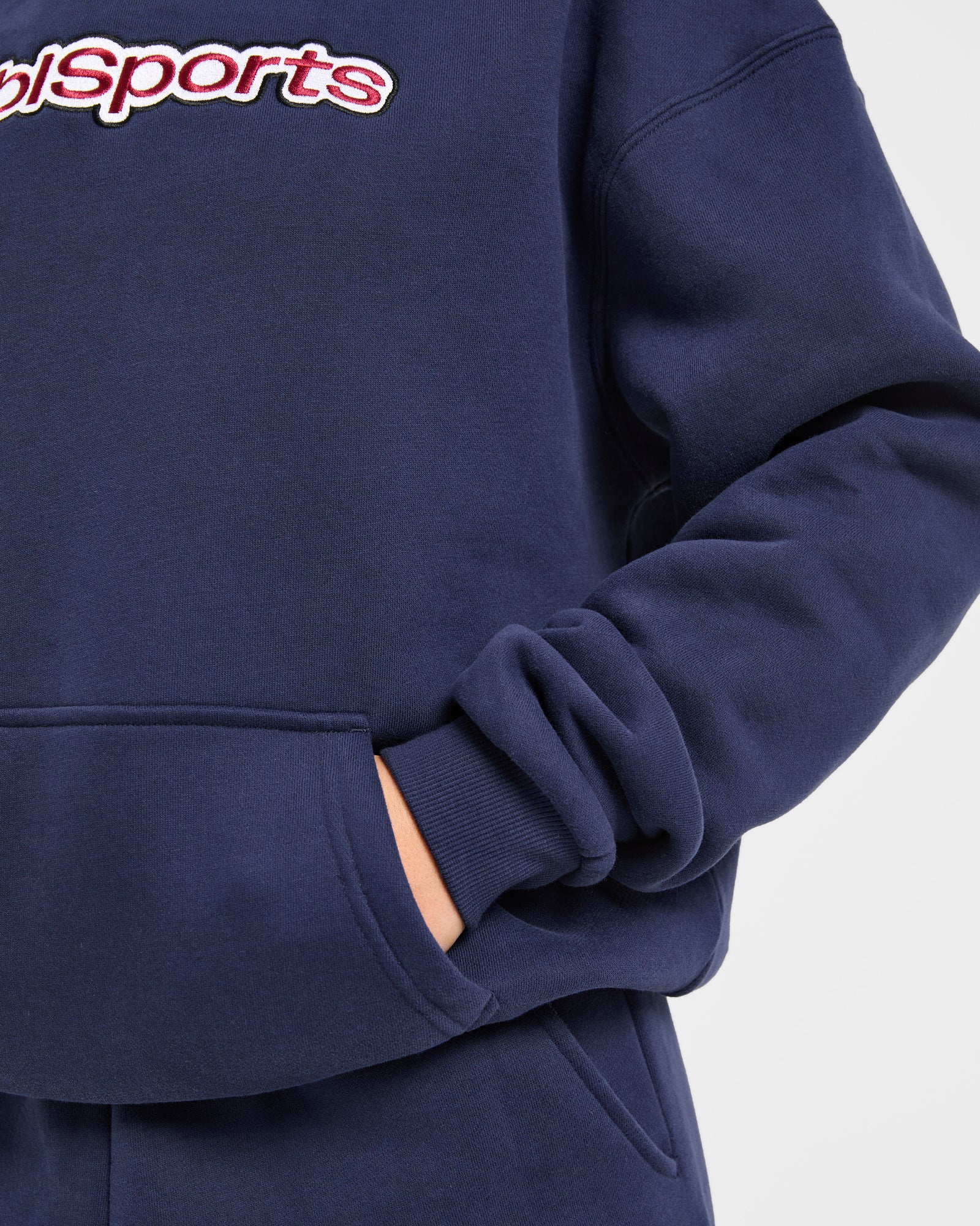 AYBL Sports Outline Oversized Hoodie - Navy