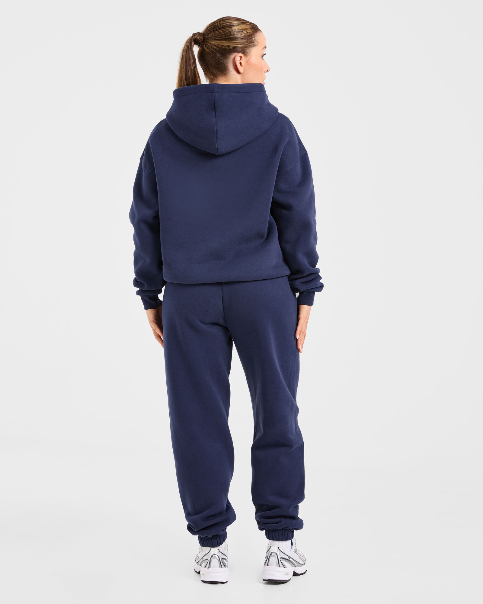 AYBL Sports Outline Oversized Hoodie - Navy