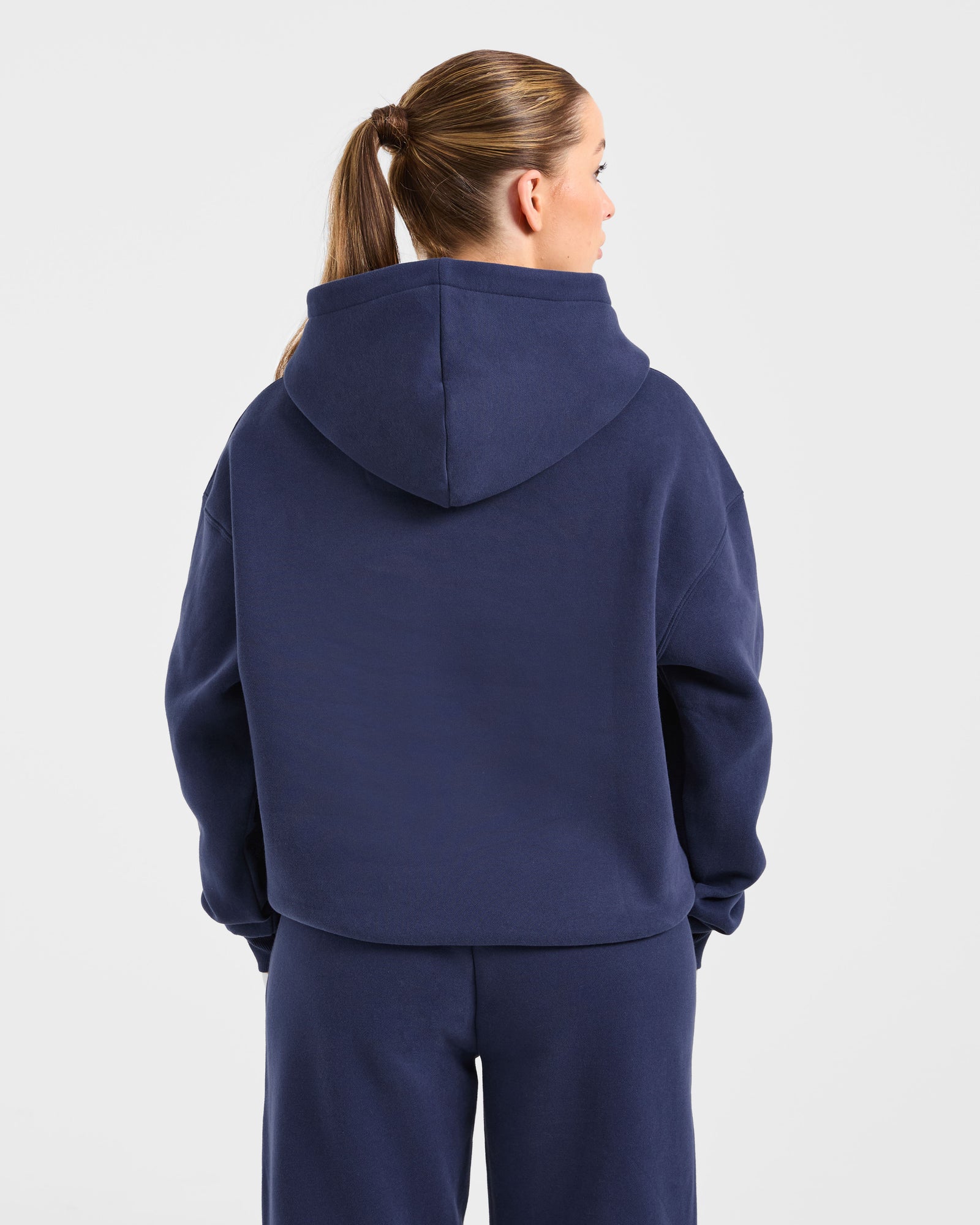 AYBL Sports Outline Oversized Hoodie - Navy