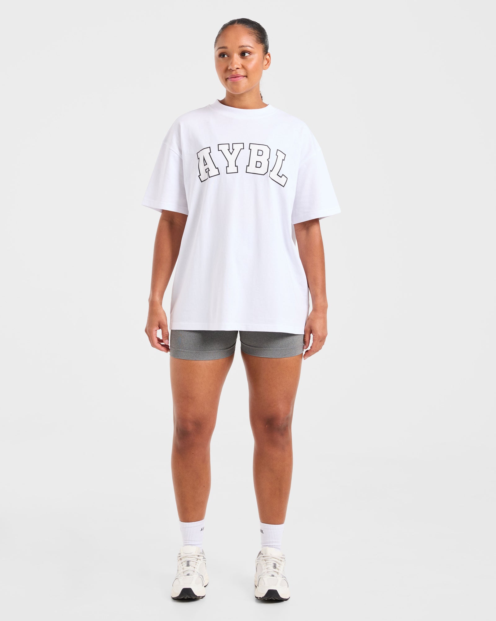 Varsity 2.0 Oversized T Shirt - White