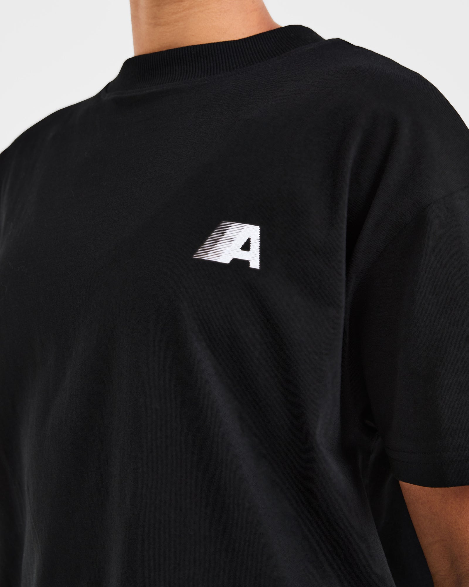 JD Retro Athletics Oversized T Shirt - Black