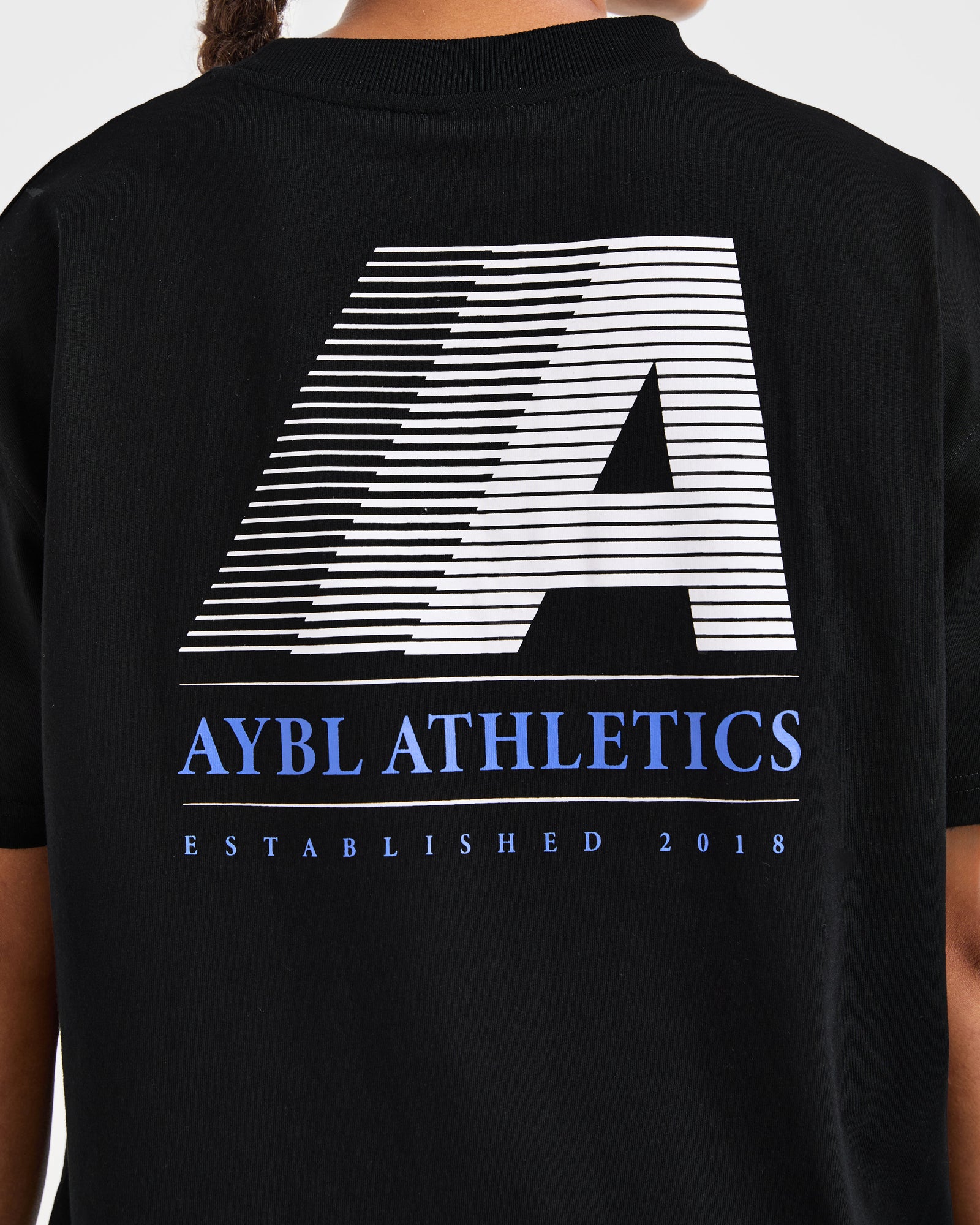 JD Retro Athletics Oversized T Shirt - Black