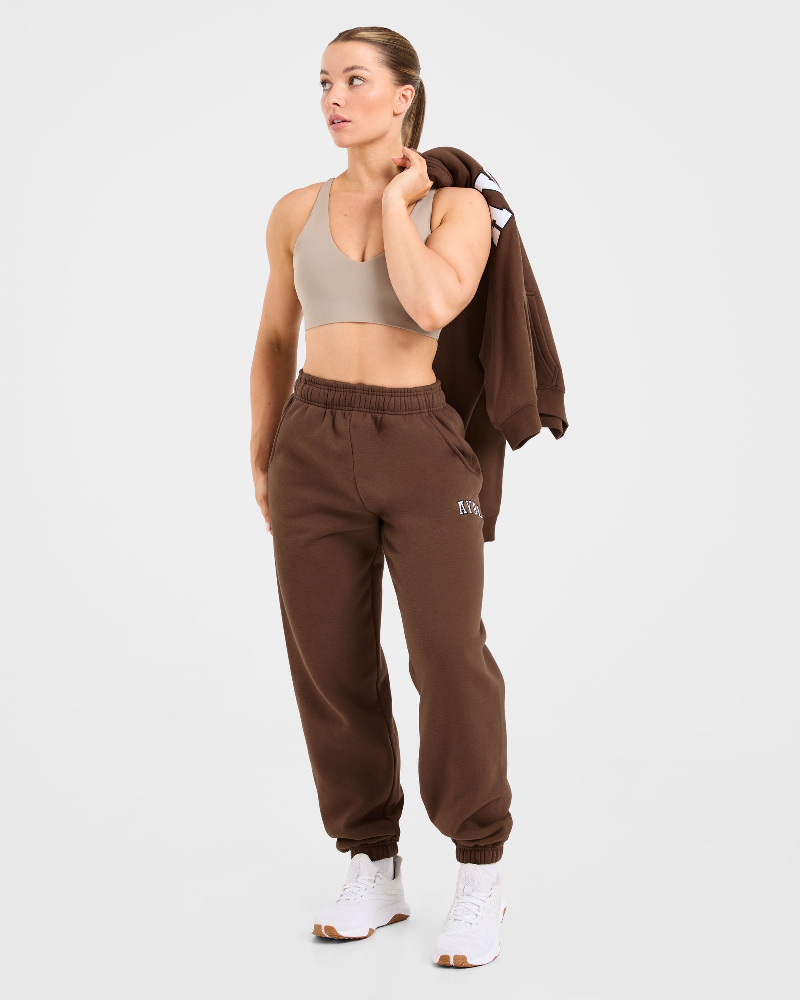 Varsity 2.0 Oversized Joggers - Brown