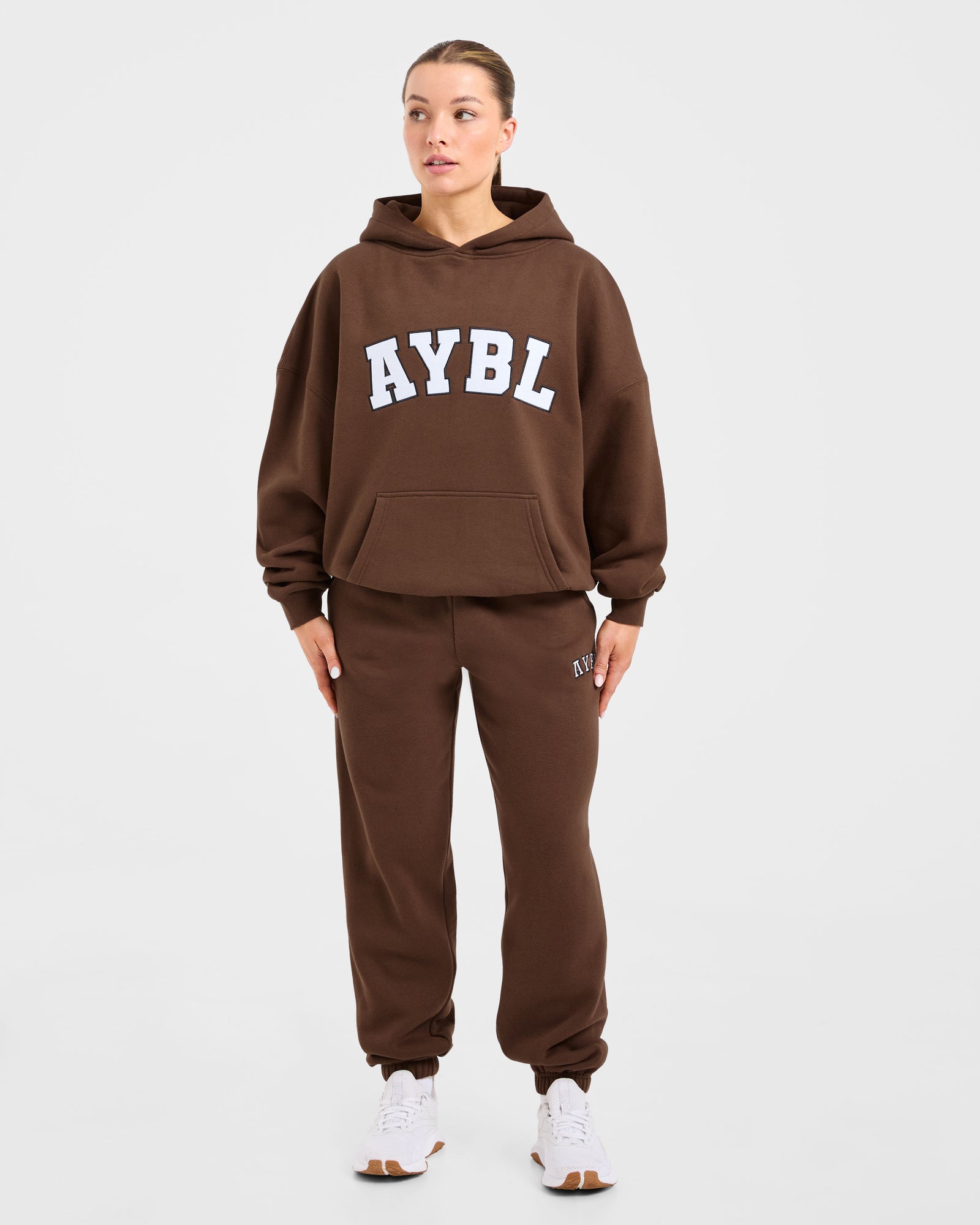 Varsity 2.0 Oversized Joggers - Brown