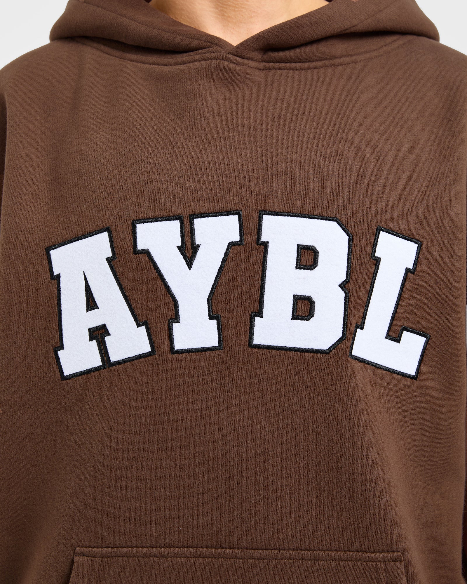 Varsity 2.0 Oversized Hoodie - Brown