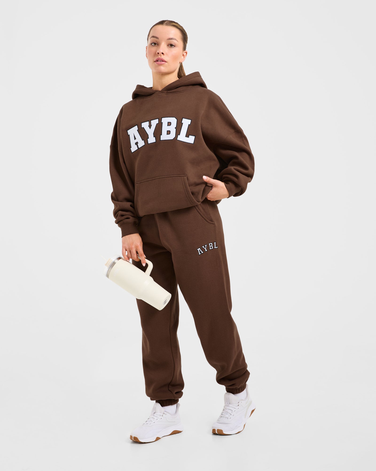 Varsity 2.0 Oversized Hoodie - Brown