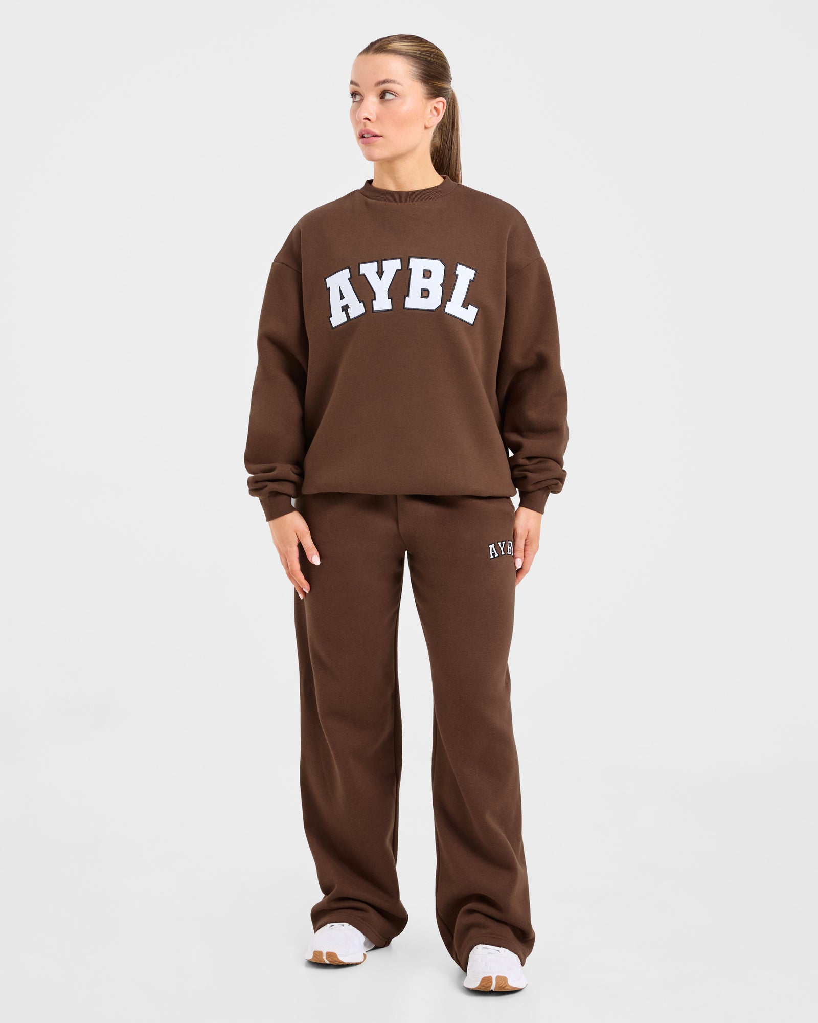 Varsity 2.0 Oversized Sweatshirt - Brown