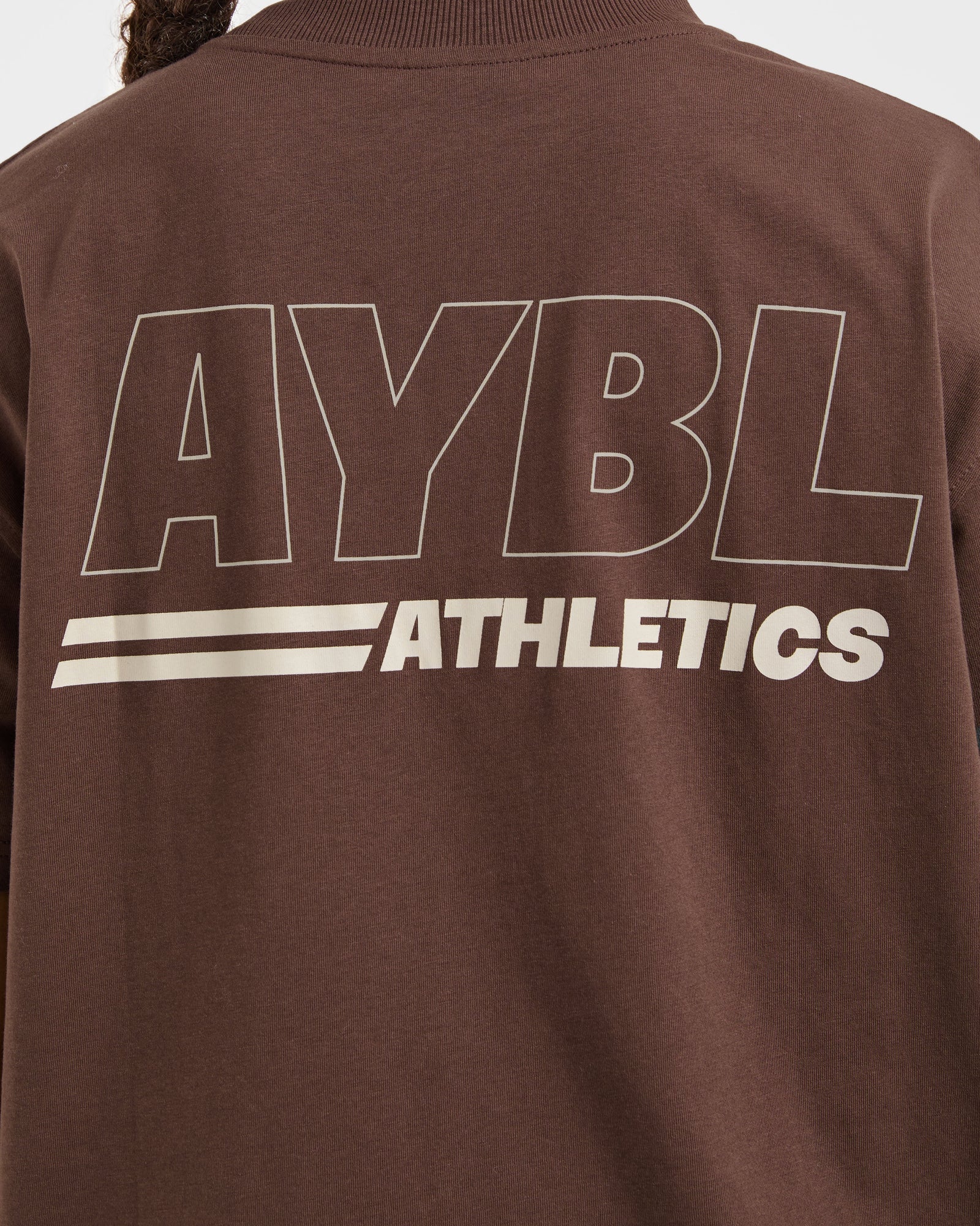 JD Athletics Track Oversized T Shirt - Brown/Sand