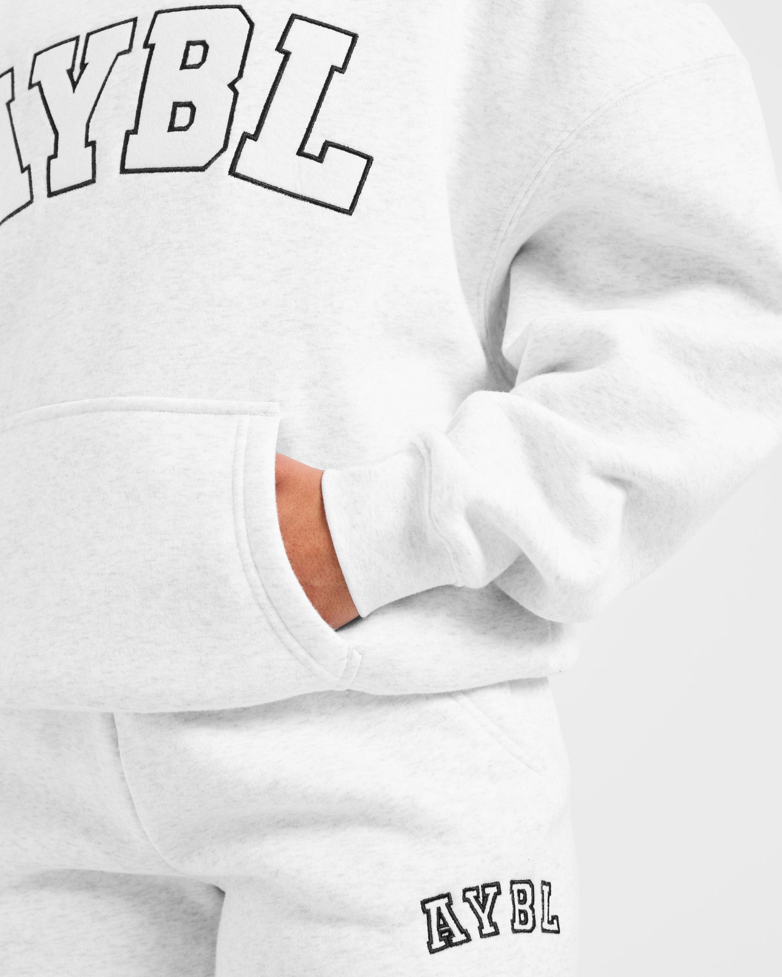 Varsity 2.0 Oversized Hoodie - Heather Grey