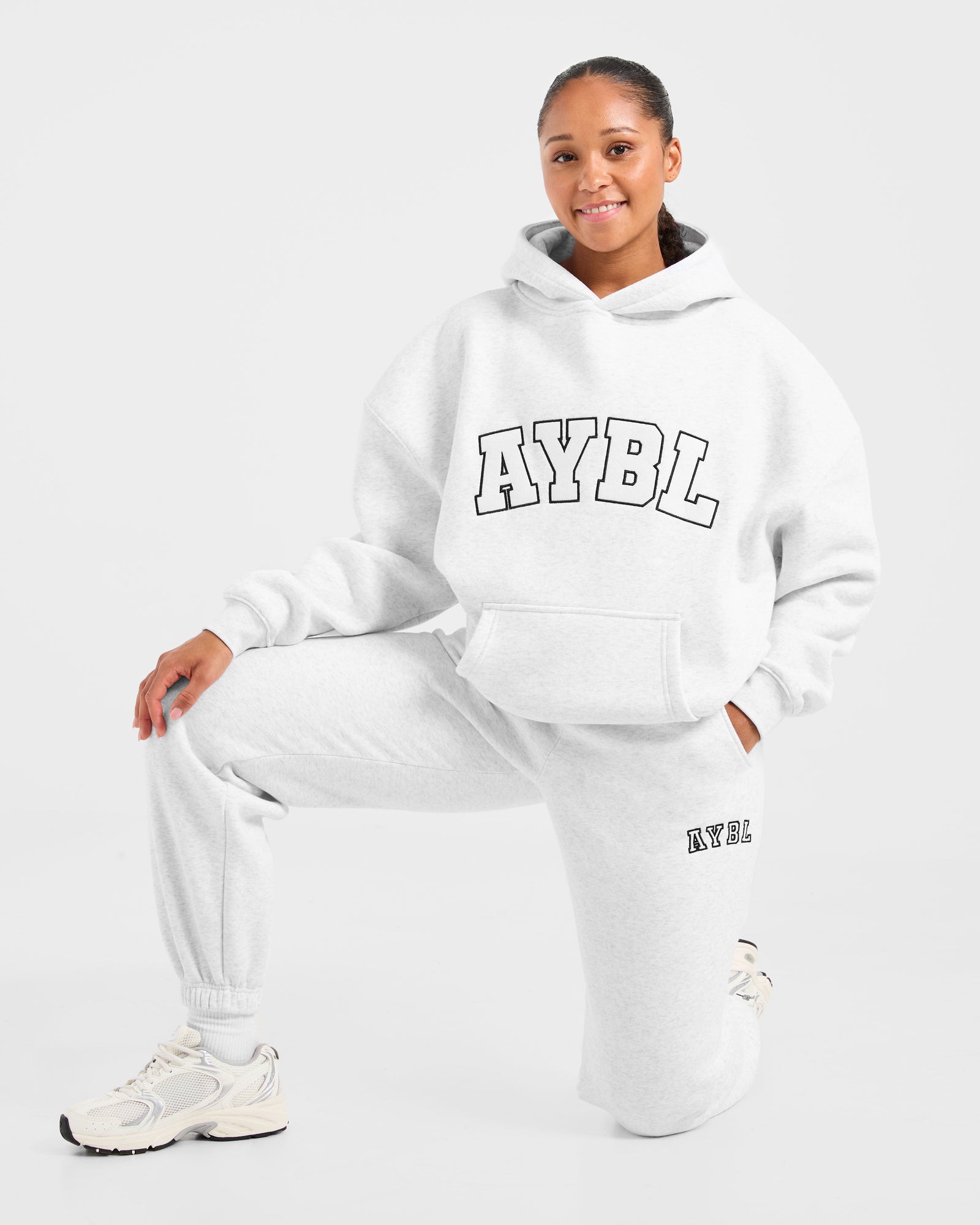 Varsity 2.0 Oversized Hoodie - Heather Grey