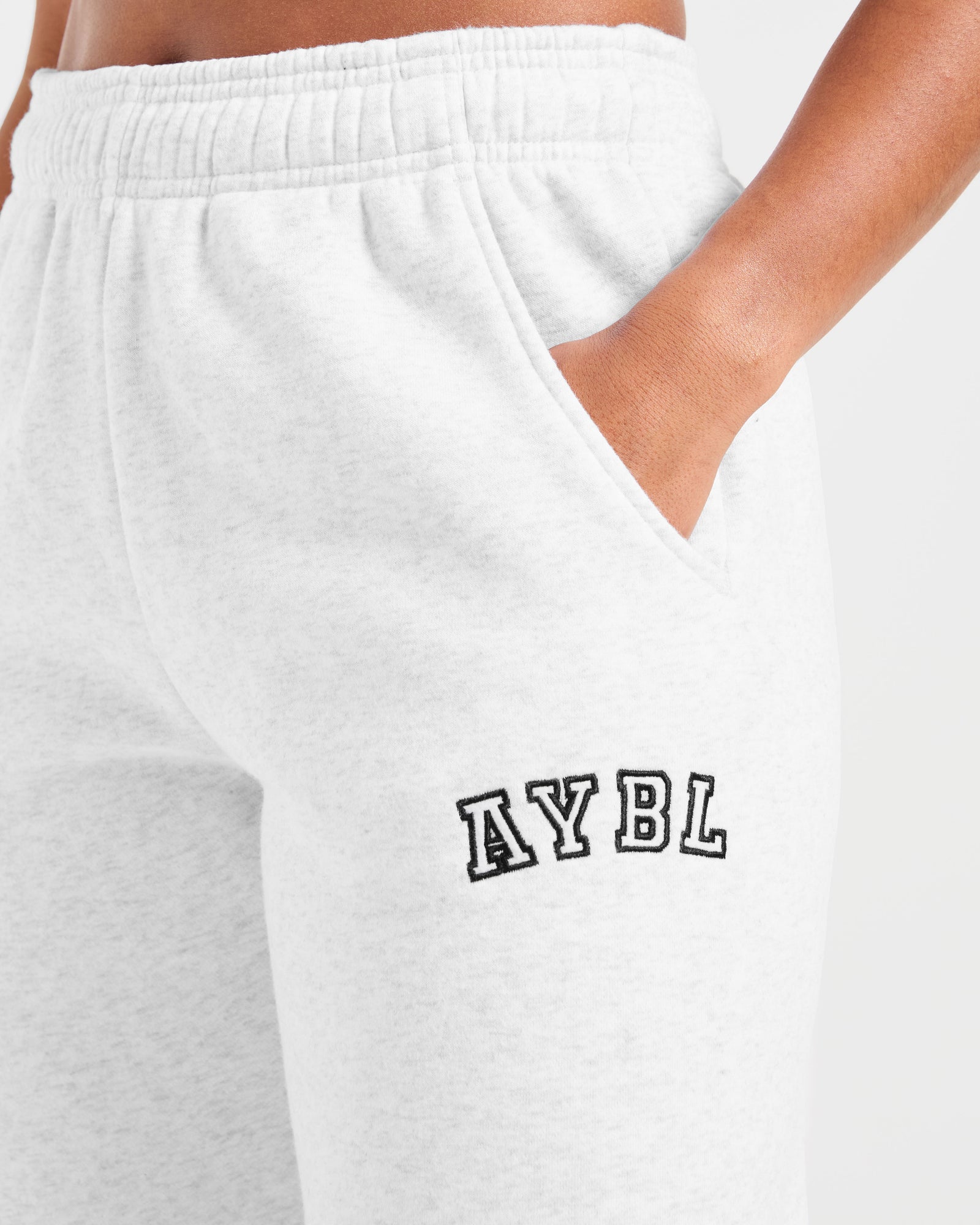 Varsity 2.0 Oversized Straight Leg Joggers - Heather Grey